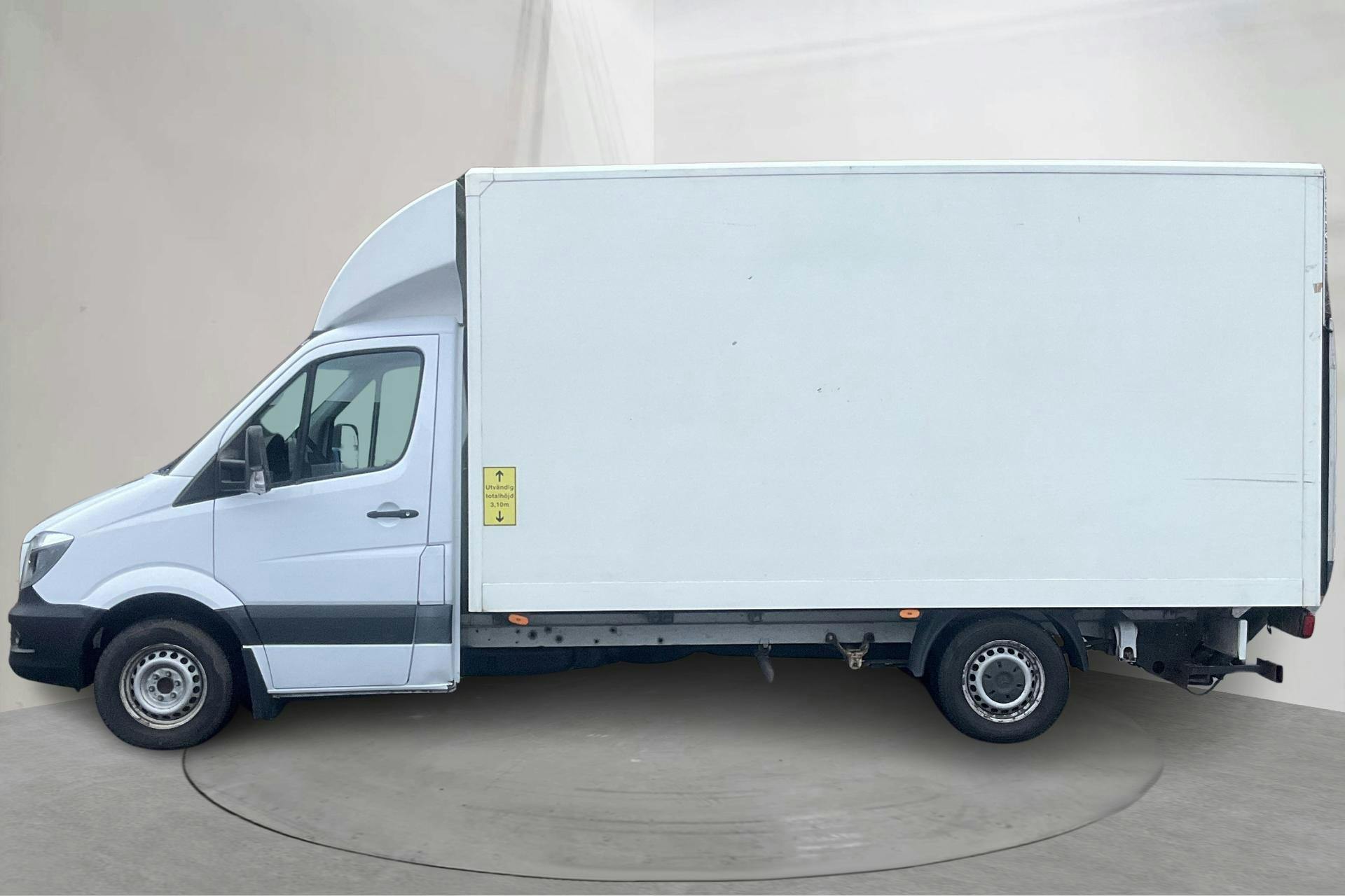 Presentation photo 2 of 11: Mercedes Sprinter 316 CDI Volymskåp (163hk) - 241 450 km - Automatic - white - 2018