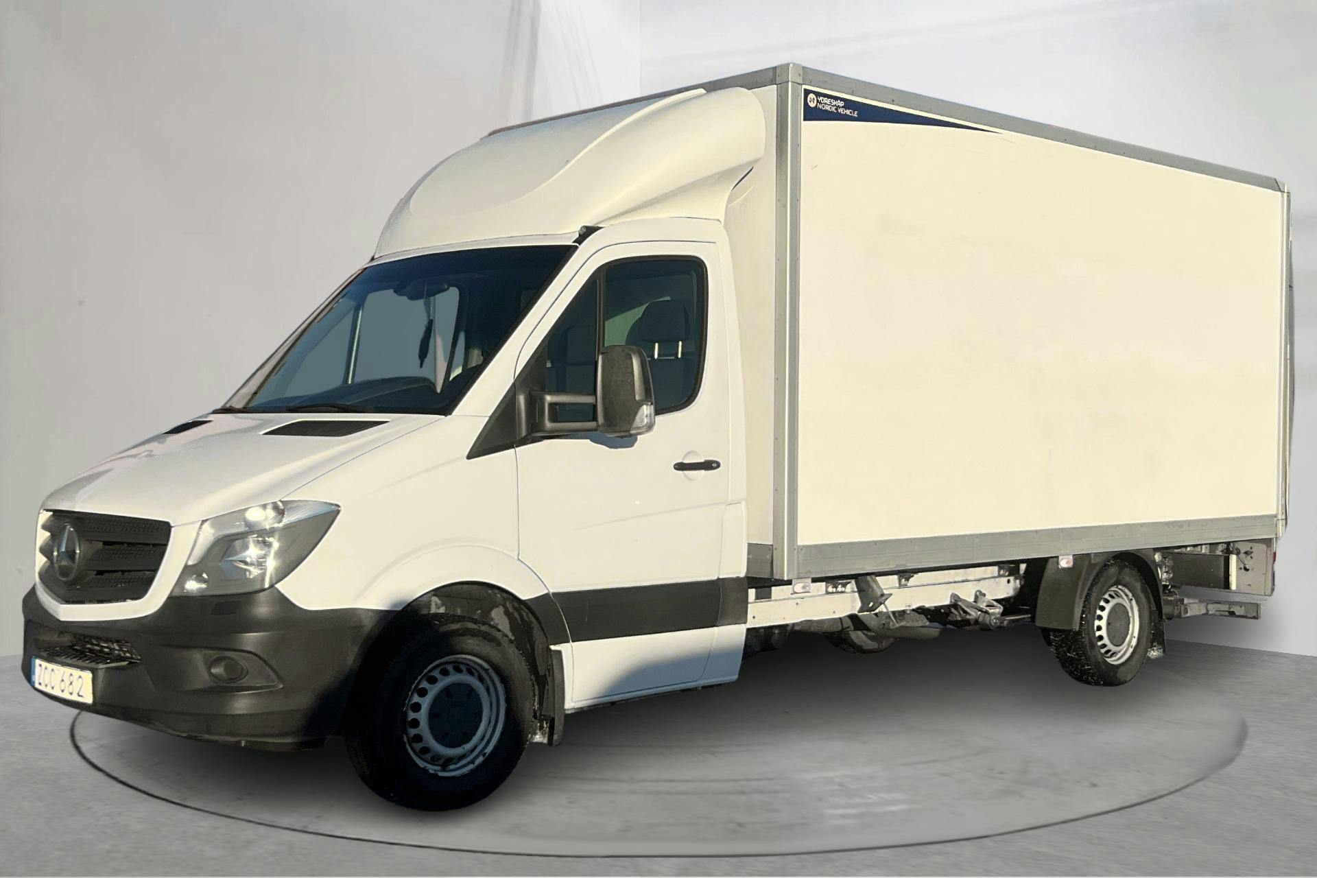Presentationsfoto 1 av 15: Mercedes Sprinter 316 CDI Volymskåp (163hk) - 10 160 mil - Automat - vit - 2018