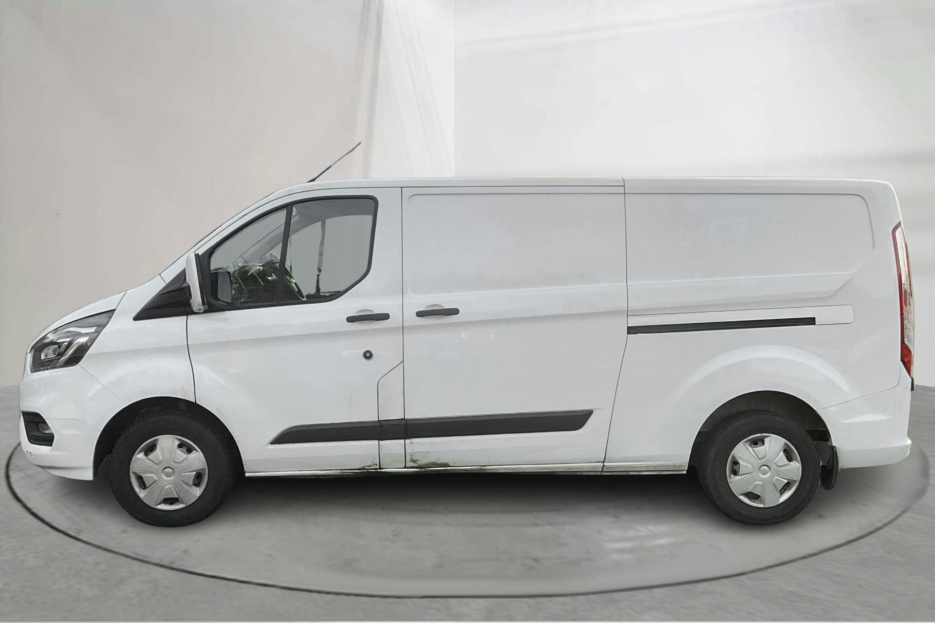 Presentationsfoto 2 av 13: Ford Transit Custom 300 MHEV (130hk) - 12 980 mil - Manuell - vit - 2021