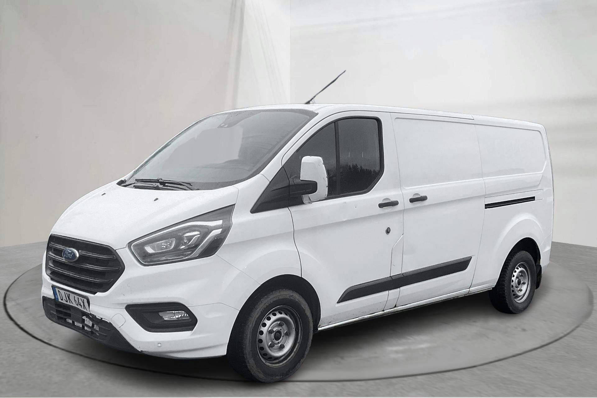 Presentationsfoto 1 av 13: Ford Transit Custom 300 MHEV (130hk) - 13 863 mil - Manuell - vit - 2021