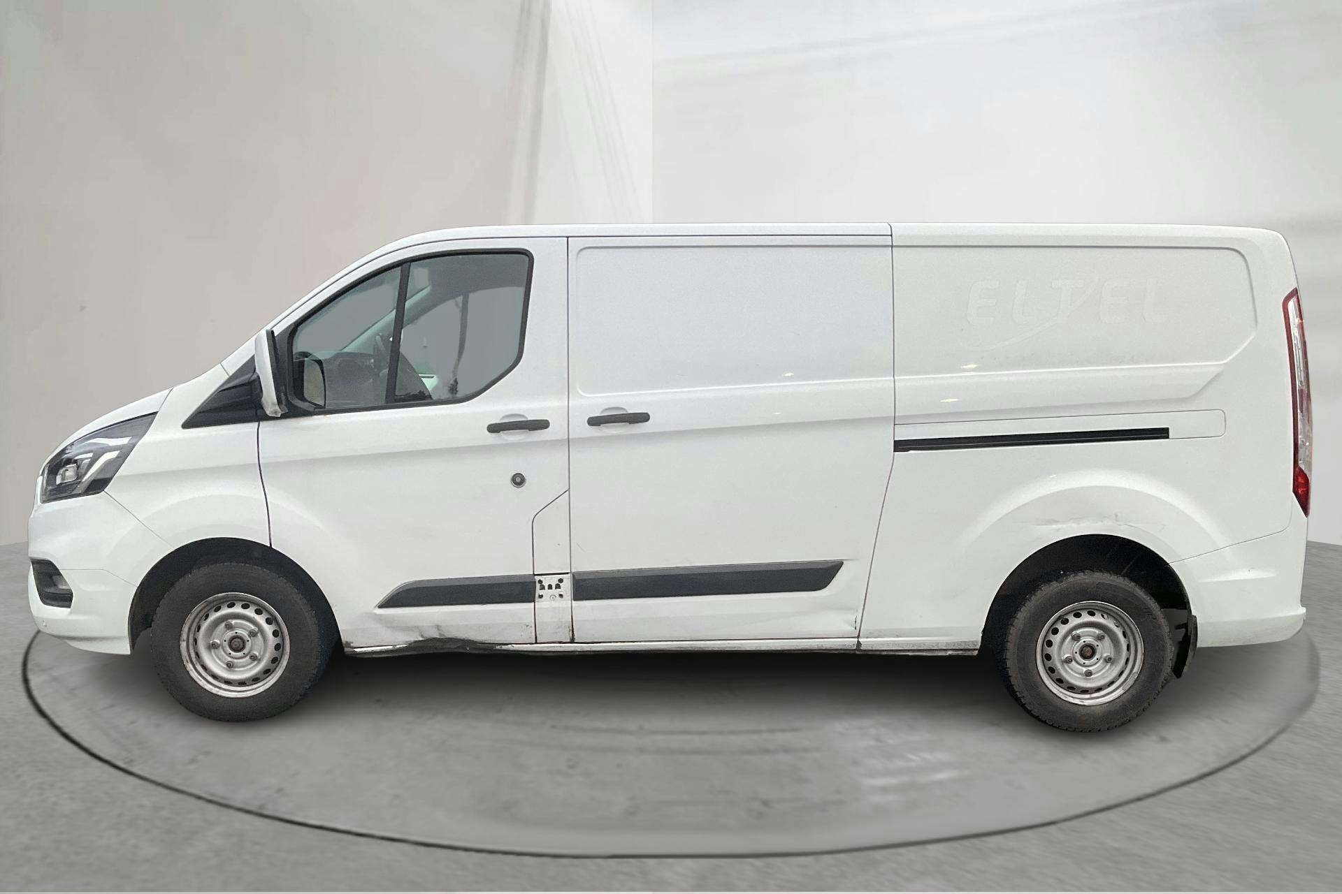 Presentationsfoto 2 av 13: Ford Transit Custom 300 MHEV (130hk) - 12 329 mil - Manuell - svart - 2021