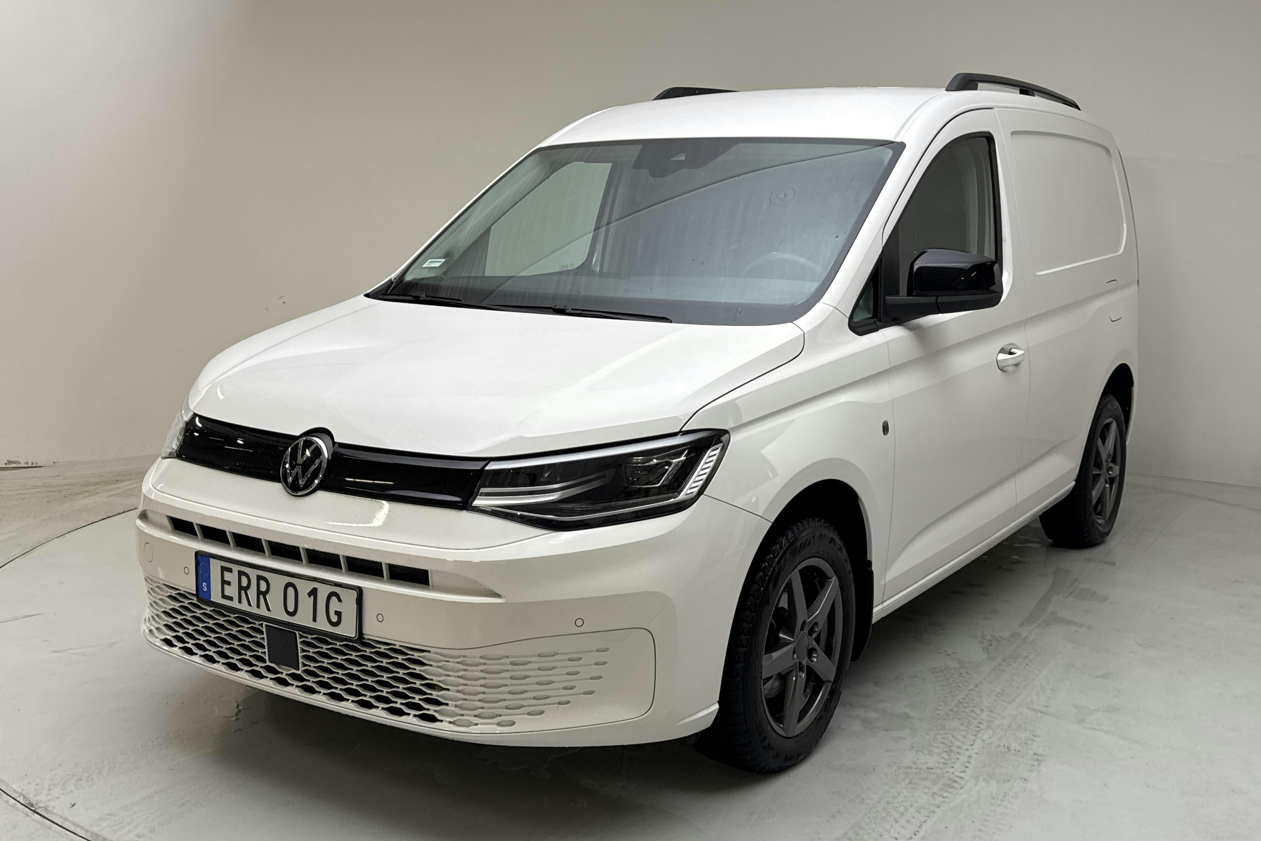 Presentationsfoto 1 av 13: VW Caddy Cargo 2.0 TDI (102hk) - 1 600 mil - Manuell - vit - 2024