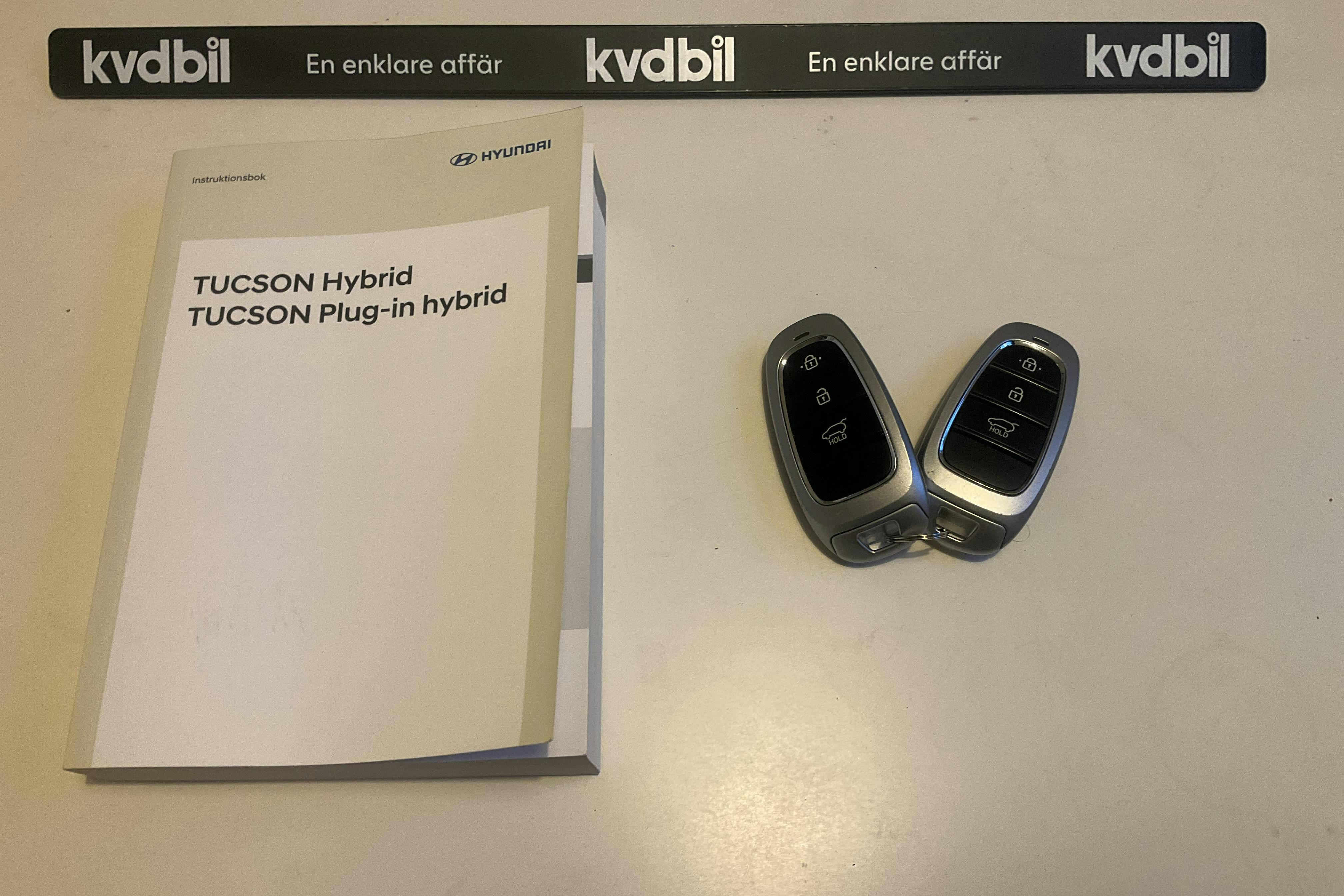 Presentation photo 23 of 23: Hyundai Tucson 1.6 GDI plug-in hybrid 4WD (265hk) - 118 050 km - Automatic - white - 2022