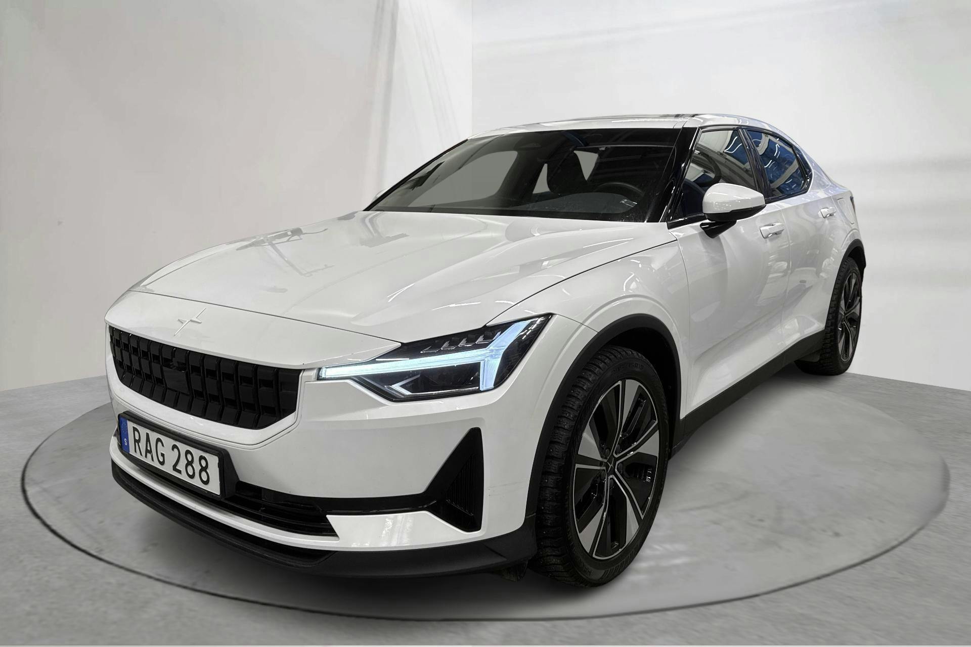 Präsentationsfoto 1 von 18: Polestar 2 Long range Single motor (231hk) - 91 940 Kilometer - Verkaufsautomat - Weiß - 2023
