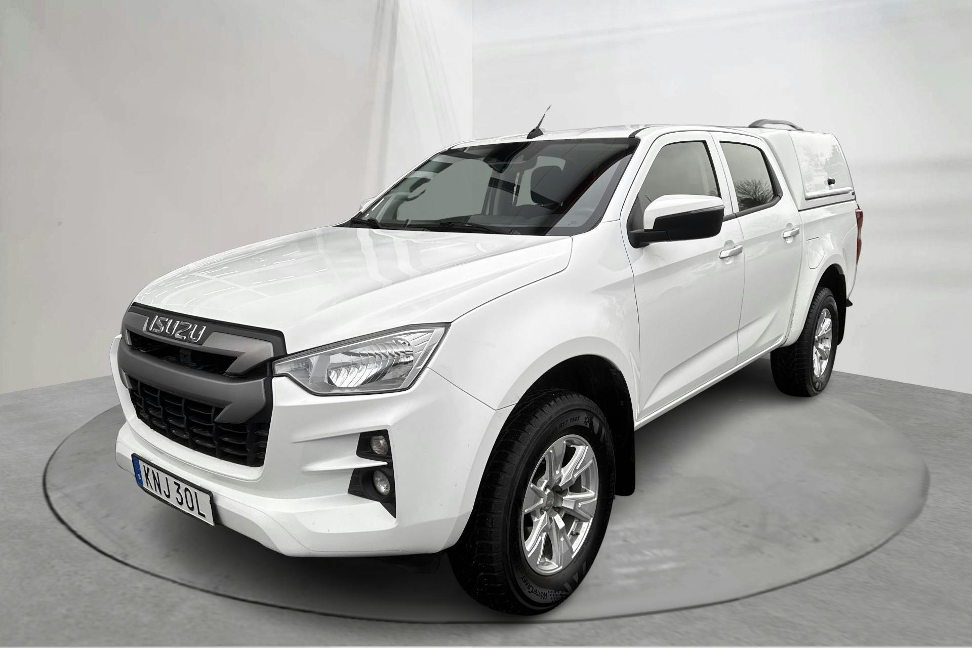 Presentation photo 1 of 16: Isuzu D-MAX 1.9 DDI 4WD (164hk) - 111 040 km - Automatic - white - 2021