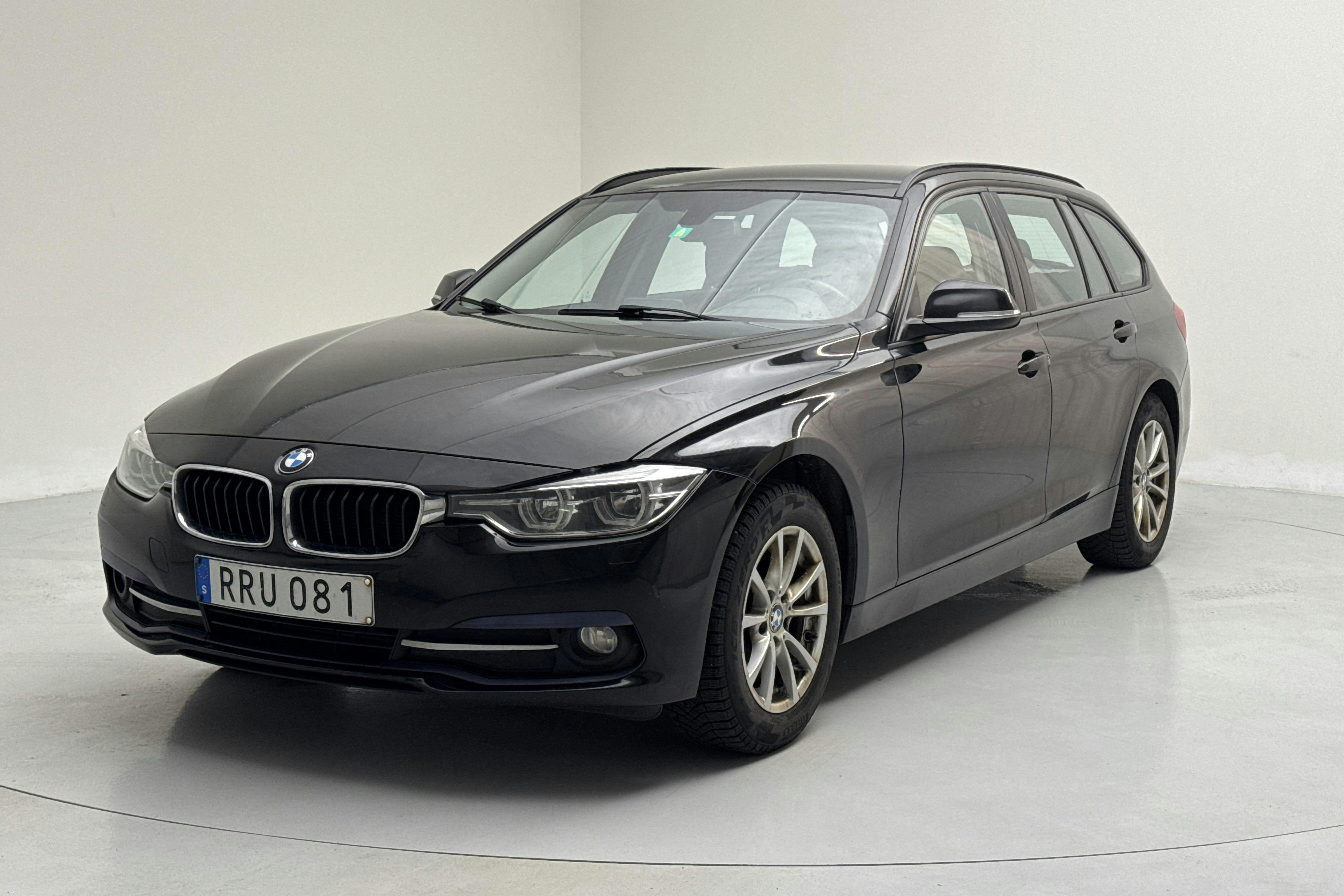 Presentation photo 1 of 13: BMW 318d xDrive Touring, F31 (150hk) - 278 150 km - Manual - black - 2016