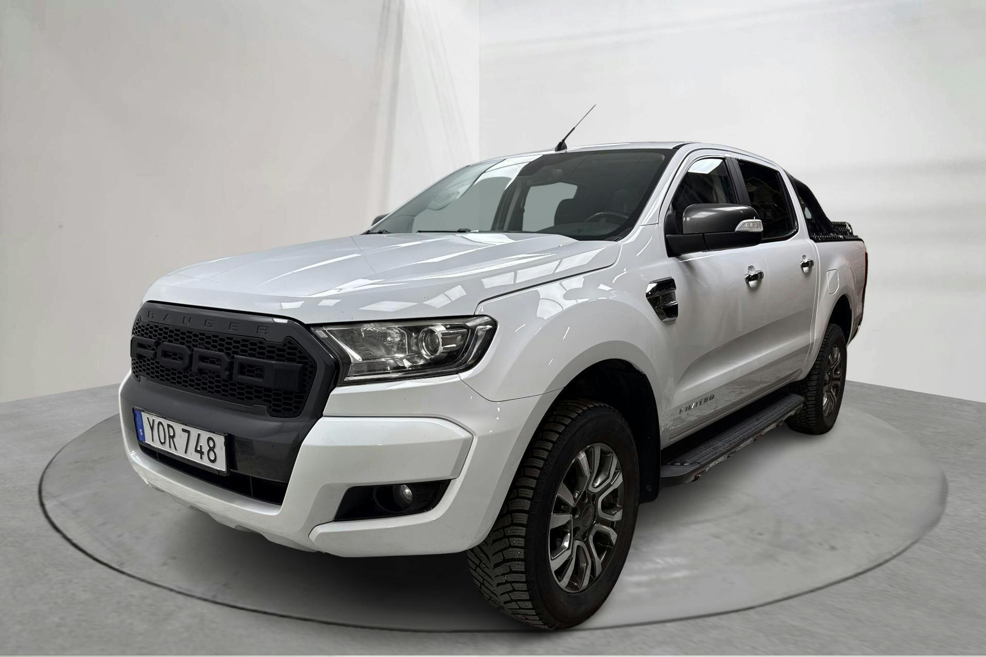 Presentation photo 1 of 16: Ford Ranger 3.2 TDCi 4WD (200hk) - 133 700 km - Automatic - white - 2017