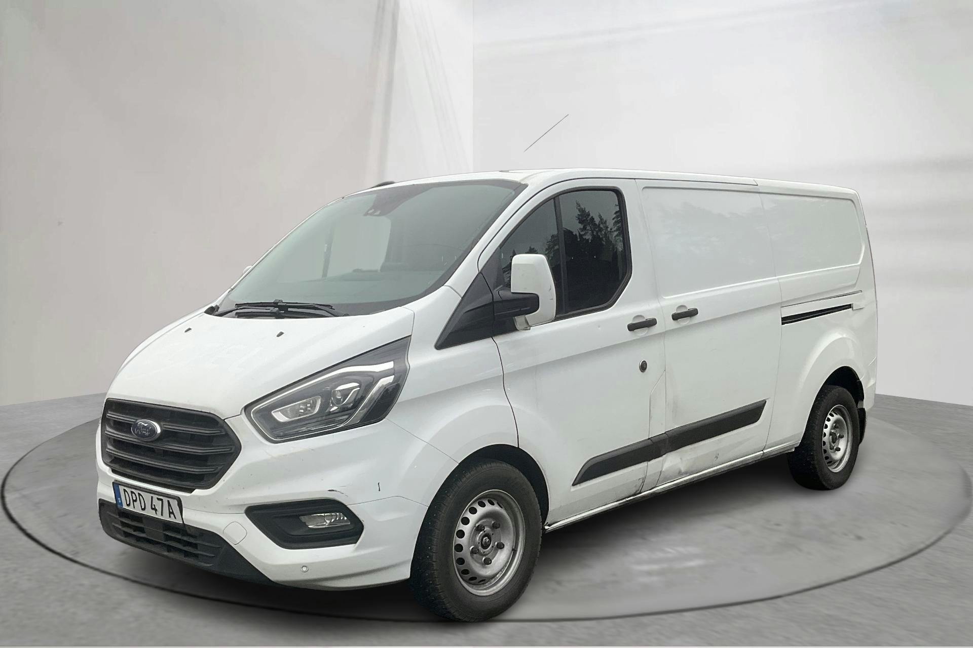 Presentation photo 1 of 14: Ford Transit Custom 300 MHEV (130hk) - 147 350 km - Manual - white - 2021