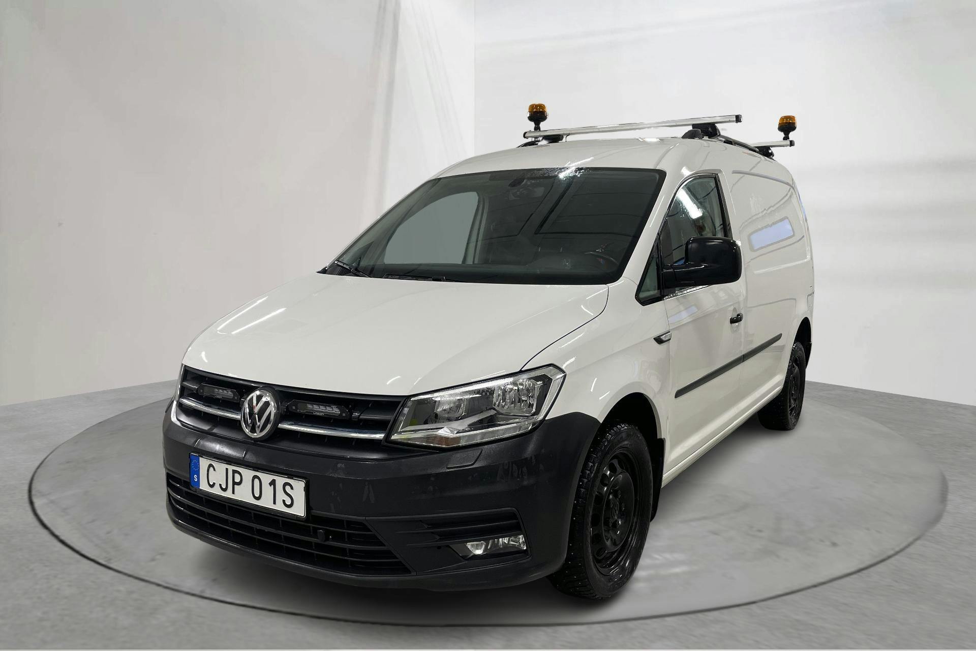 Presentationsfoto 1 av 16: VW Caddy 2.0 TDI Maxi Skåp 4MOTION (122hk) - 11 214 mil - Manuell - vit - 2020