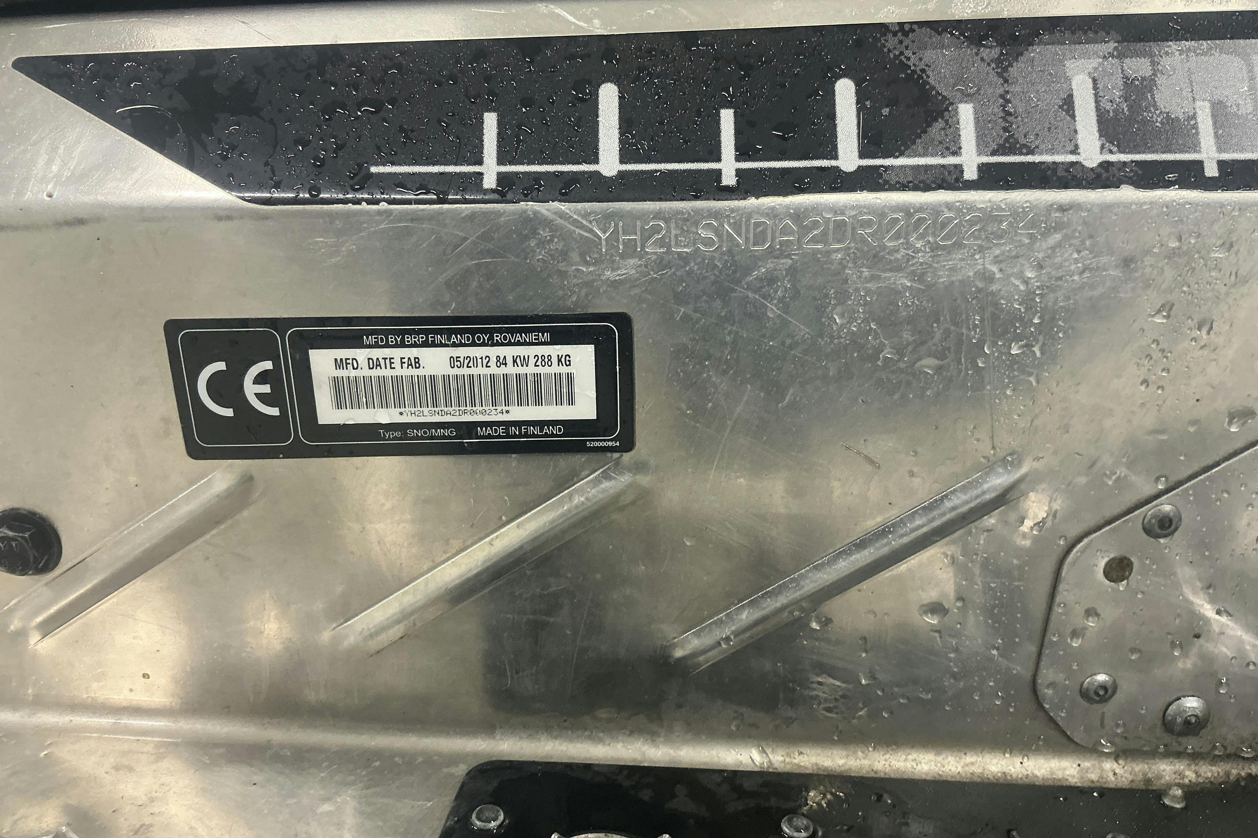 Presentation photo 12 of 12: LYNX COMMANDER XTRIM 600 HO E-TEC Snöskoter - 1 400 km - Automatic - 2013