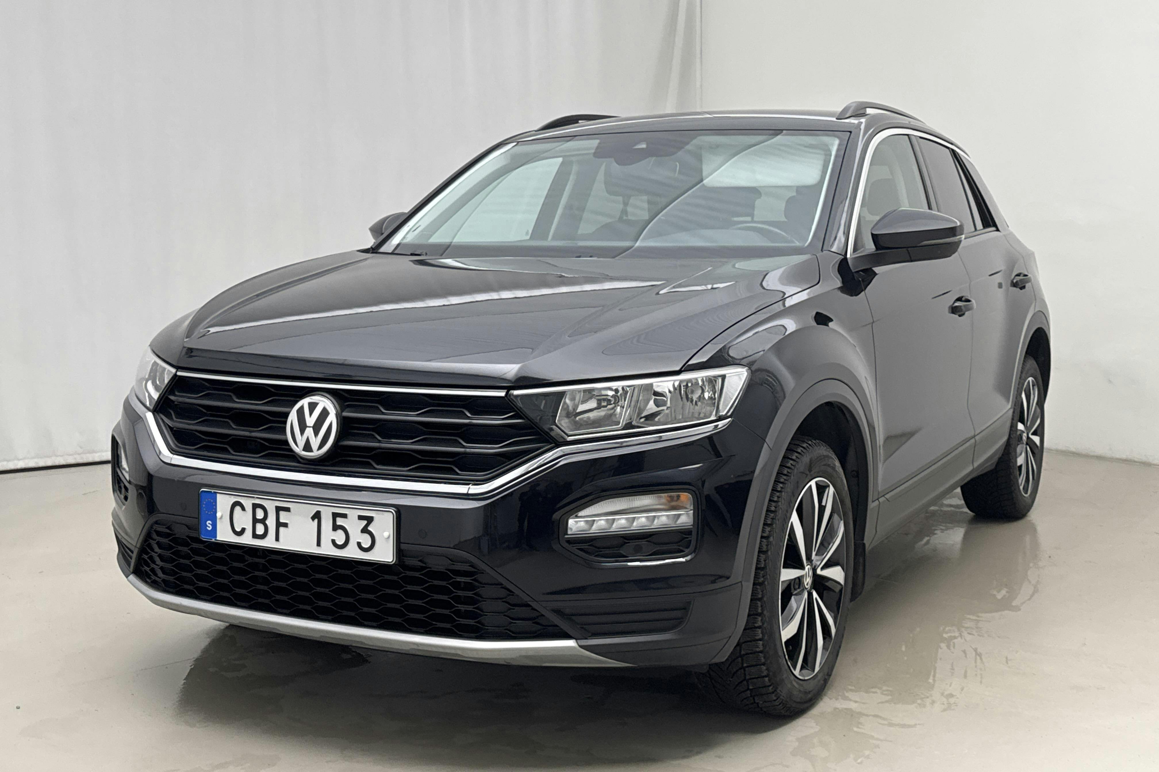 Presentation photo 1 of 15: VW T-Roc 1.0 TSI (115hk) - 93 750 km - Manual - black - 2020