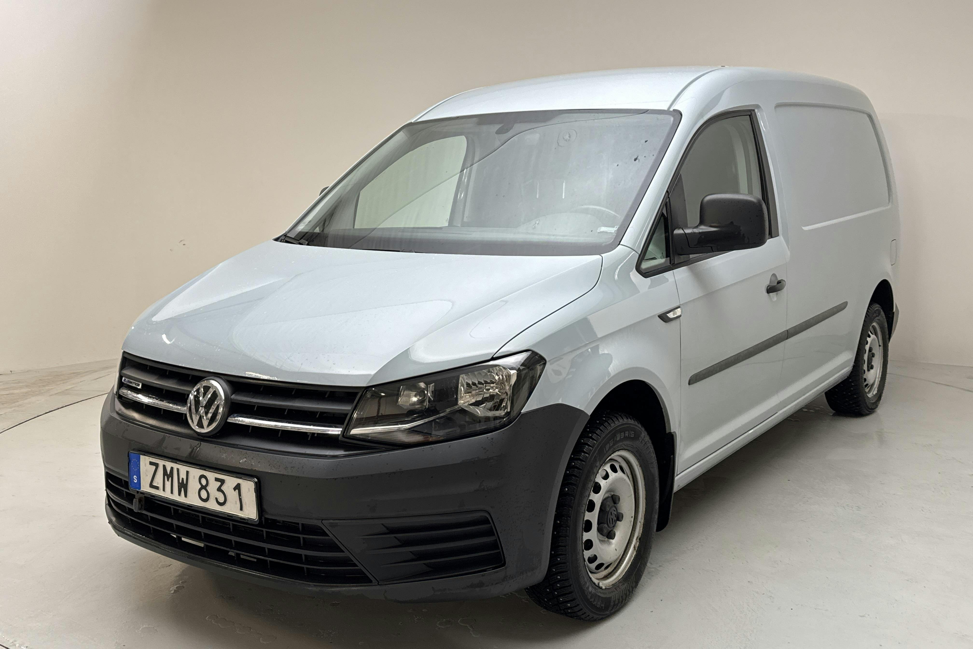 Presentation photo 1 of 12: VW Caddy 1.4 TGI Maxi Skåp (110hk) - 151 260 km - Automatic - gray - 2019