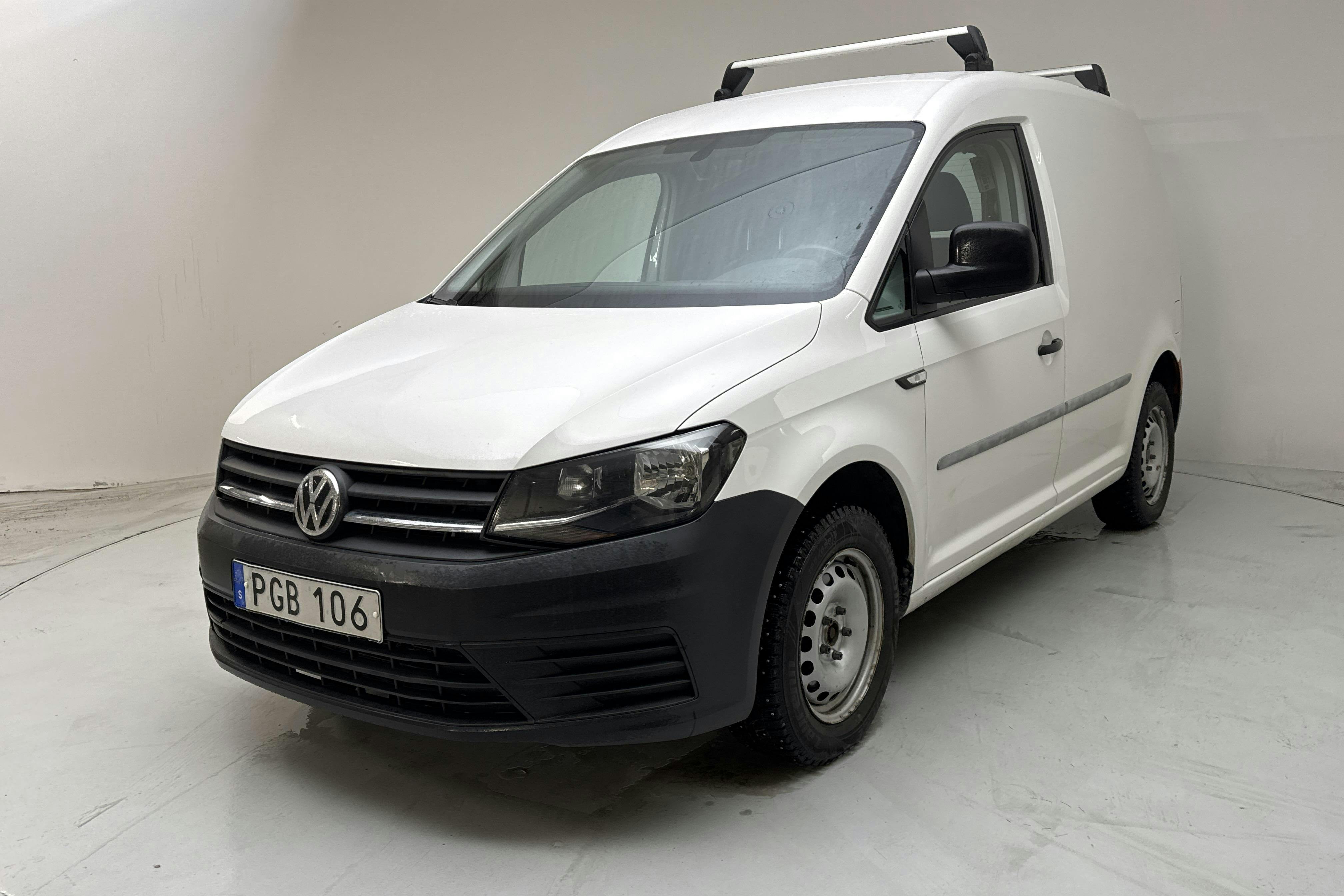 Presentation photo 1 of 12: VW Caddy 2.0 TDI Skåp (75hk) - 175 310 km - Manual - white - 2017
