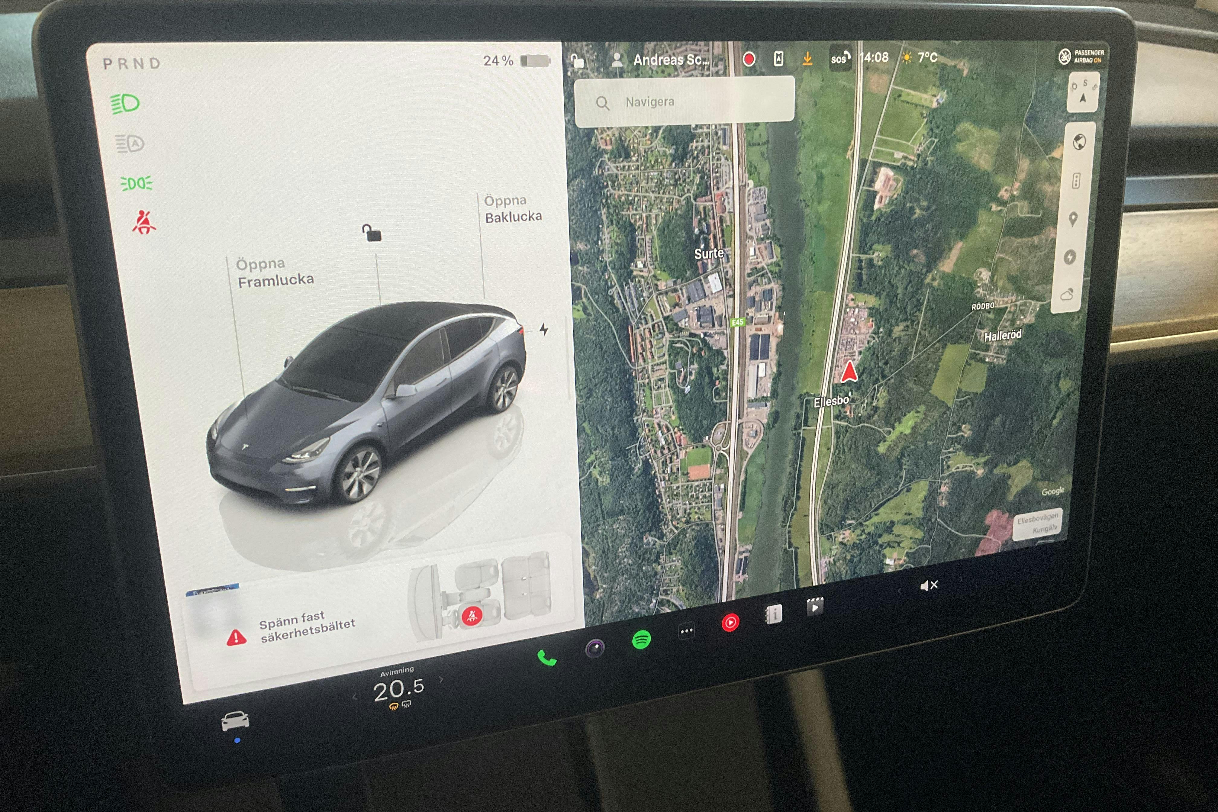 Presentationsfoto 20 av 20: Tesla Model Y Long Range Dual Motor AWD - 12 430 mil - Automat - grå - 2023
