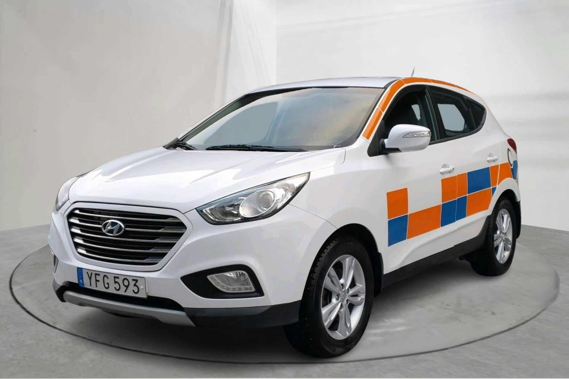 Presentation photo 1 of 14: Hyundai ix35 Fuel Cell 2WD (136hk) - 49 370 km - Automatic - white - 2017