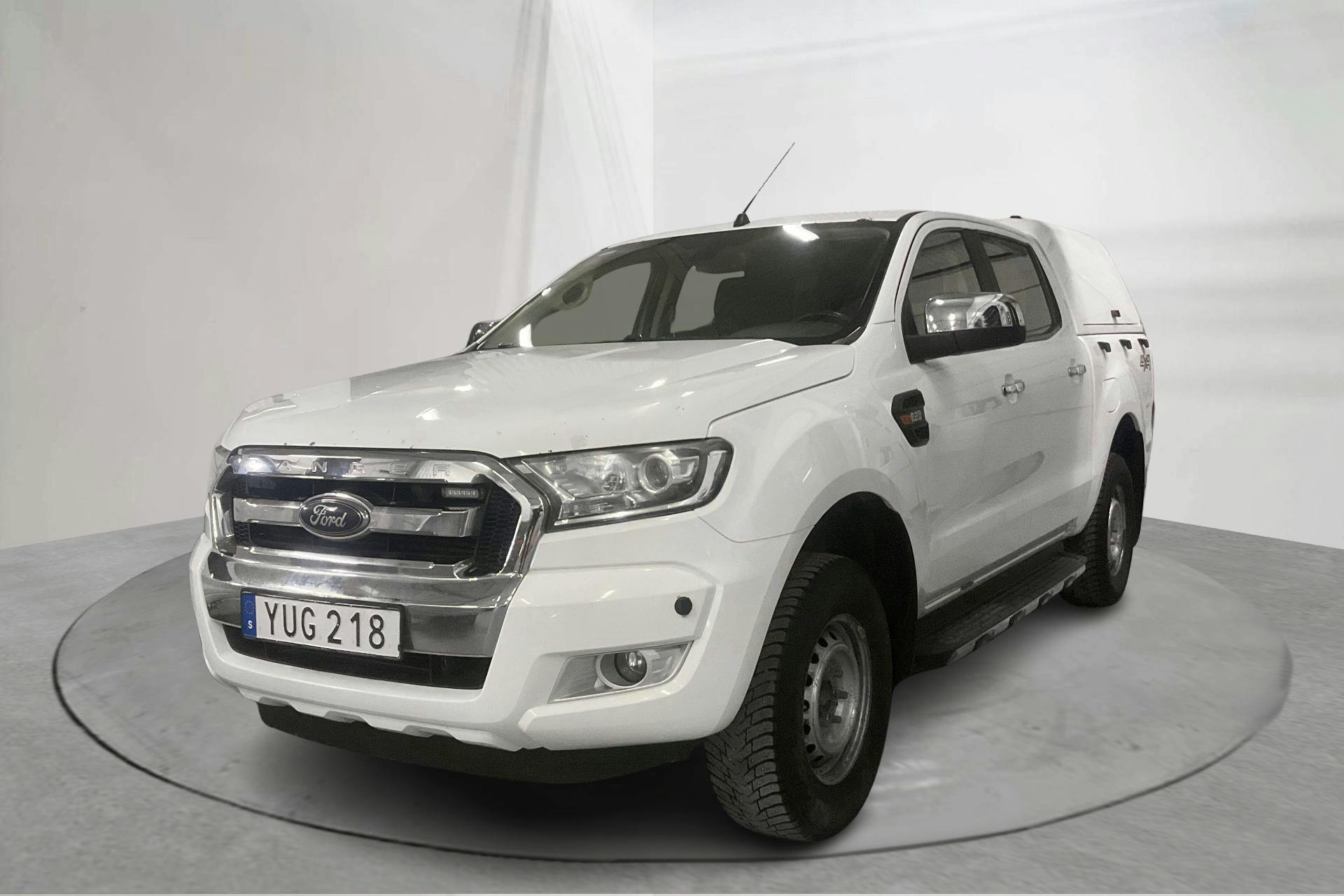 Presentation photo 1 of 12: Ford Ranger 2.2 TDCi 4WD (160hk) - 269 680 km - Automatic - white - 2018