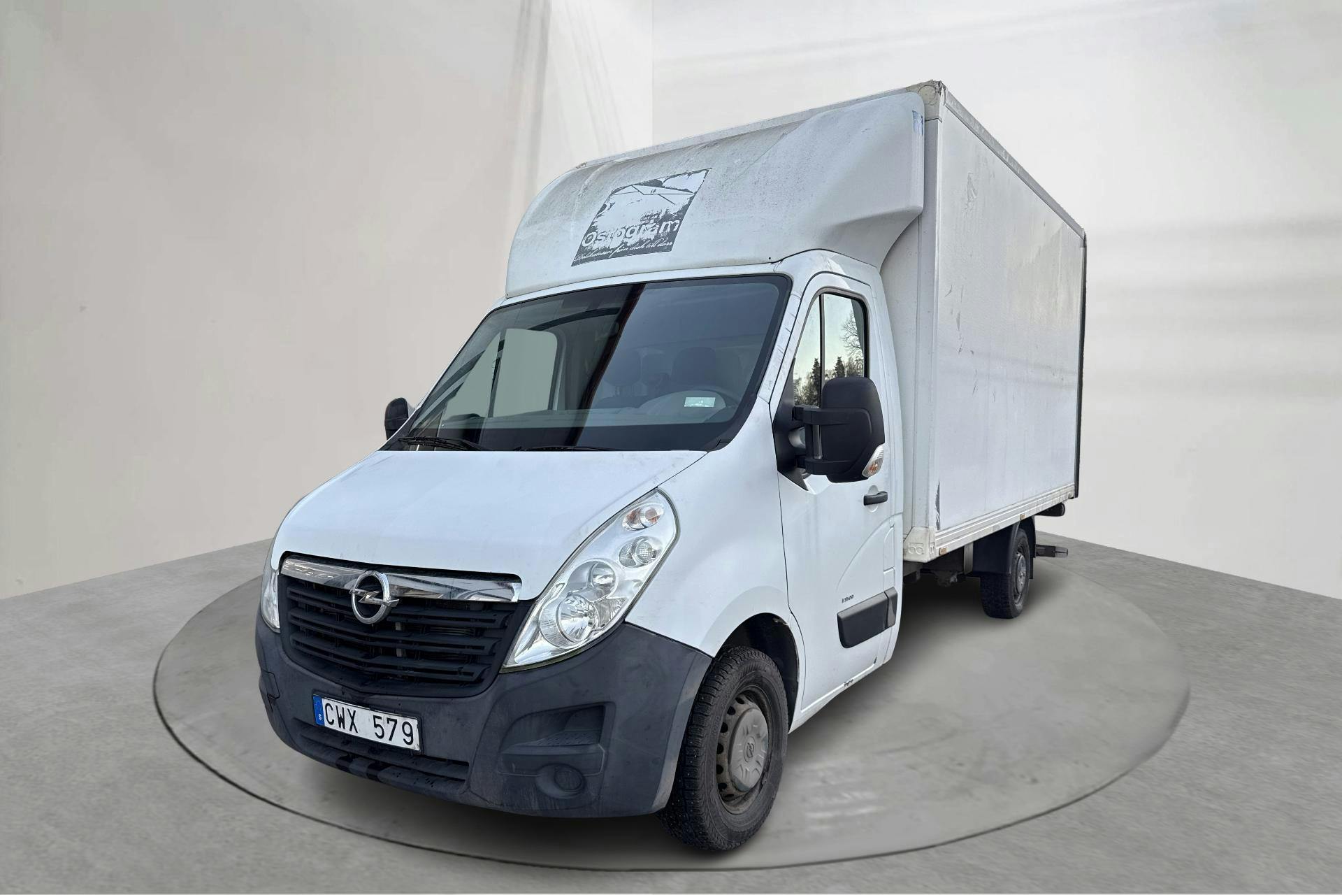 Presentationsfoto 1 av 14: Opel Movano 2.3 CDTI 2WD Volymskåp (125hk) - 11 346 mil - Manuell - vit - 2011