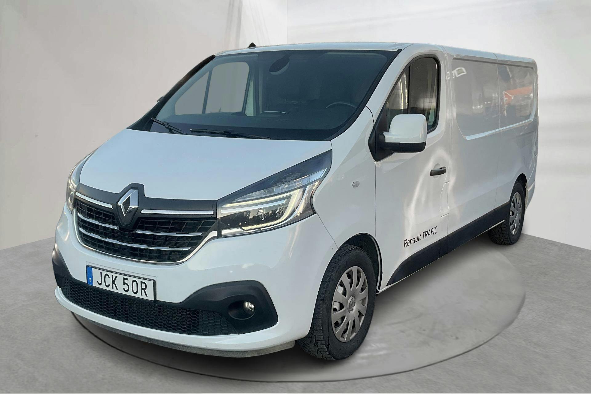 Presentationsfoto 1 av 14: Renault Trafic 2.0 dCi Skåp (145hk) - 8 241 mil - Automat - vit - 2021