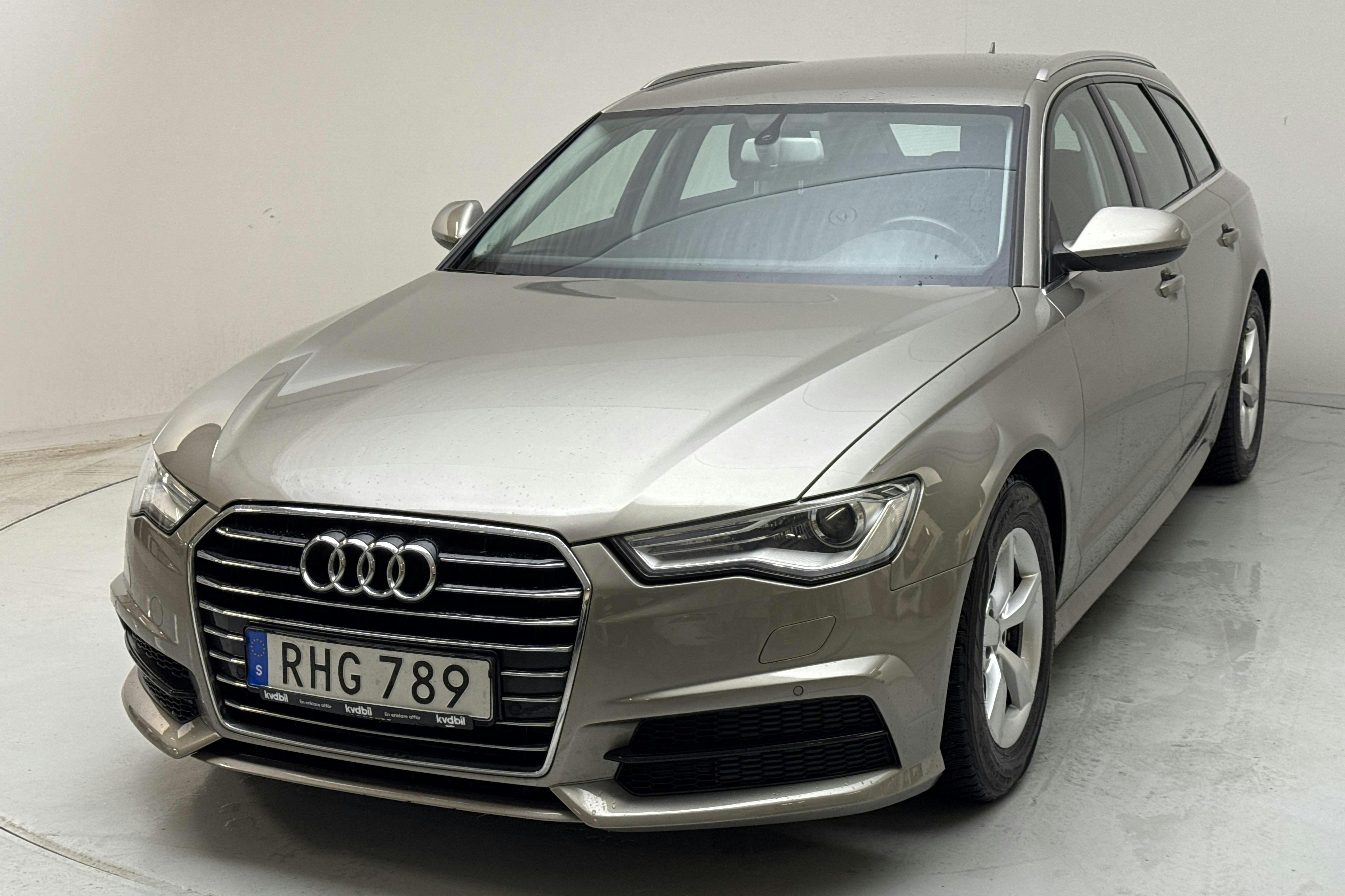 Presentation photo 1 of 13: Audi A6 2.0 TDI Avant (190hk) - 105 120 km - Automatic - Light Brown - 2017