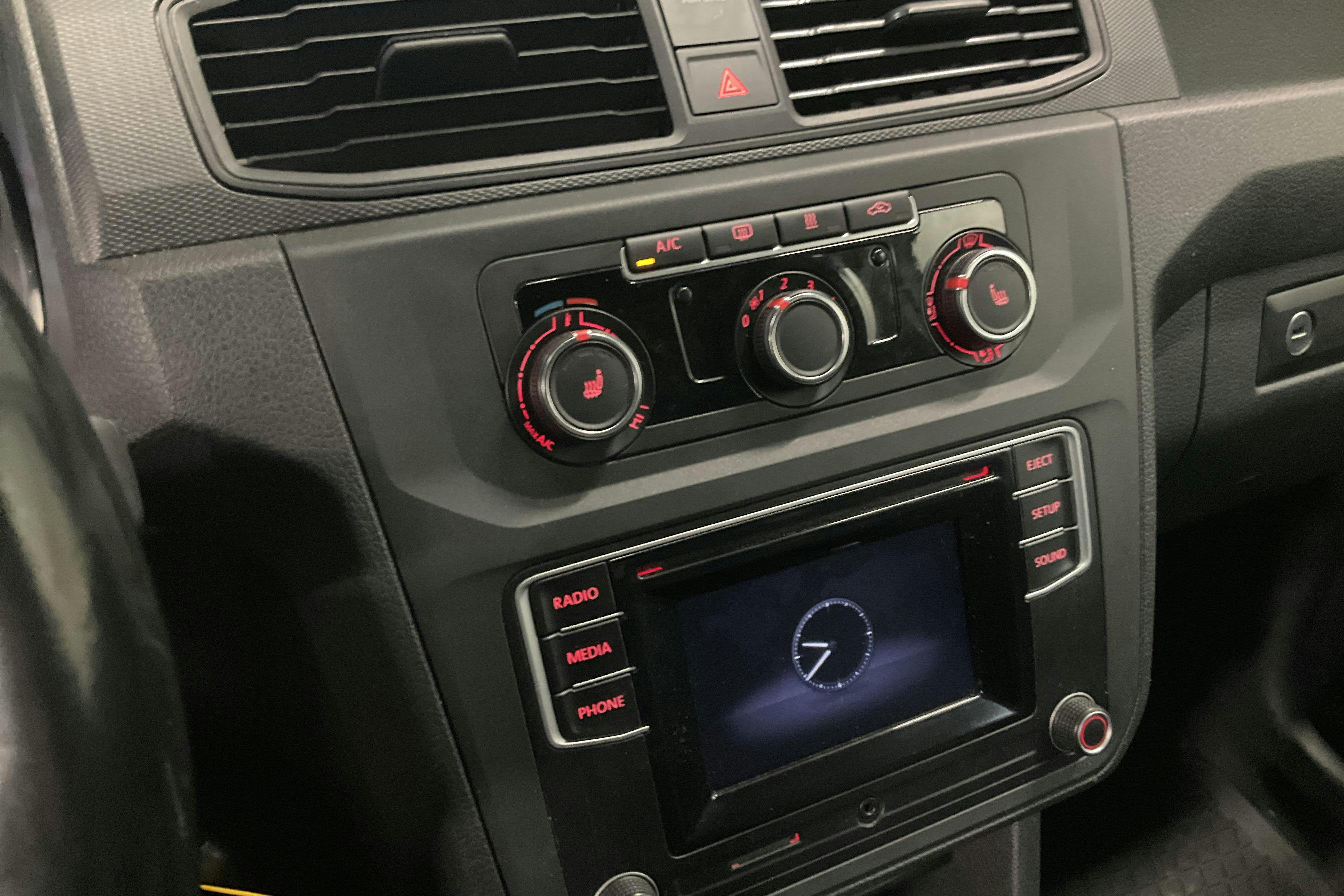 Præsentationsfoto 14 af 14: VW Caddy 2.0 TDI Skåp (102hk) - 130 580 kilometer - Salgsautomat - Hvid - 2018