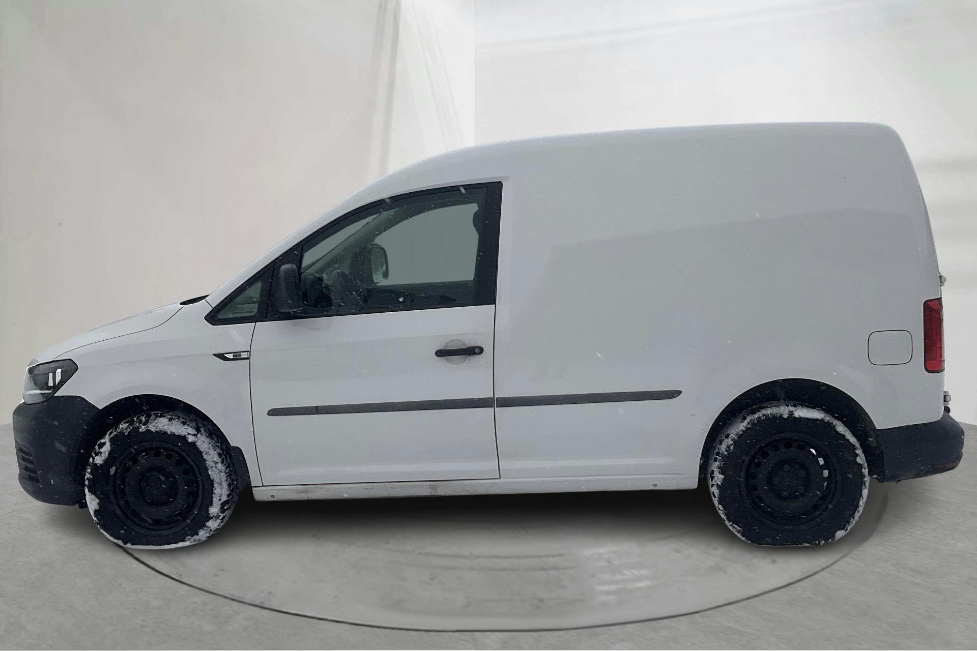 Zdjęcie prezentacyjne 2 z 13: VW Caddy 2.0 TDI Skåp (102hk) - 150 200 km - Automatyczna - biały - 2018