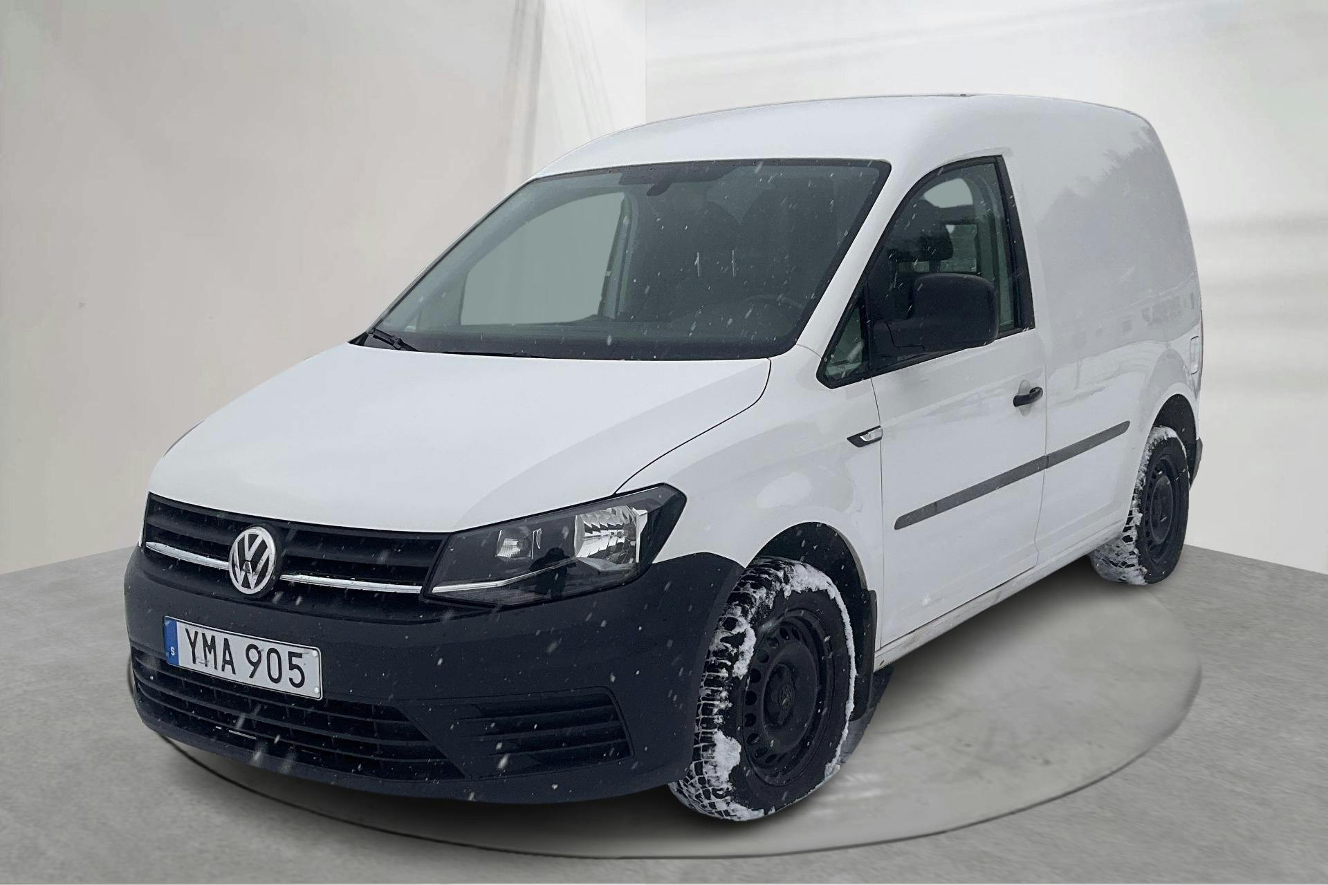 Zdjęcie prezentacyjne 1 z 13: VW Caddy 2.0 TDI Skåp (102hk) - 150 200 km - Automatyczna - biały - 2018