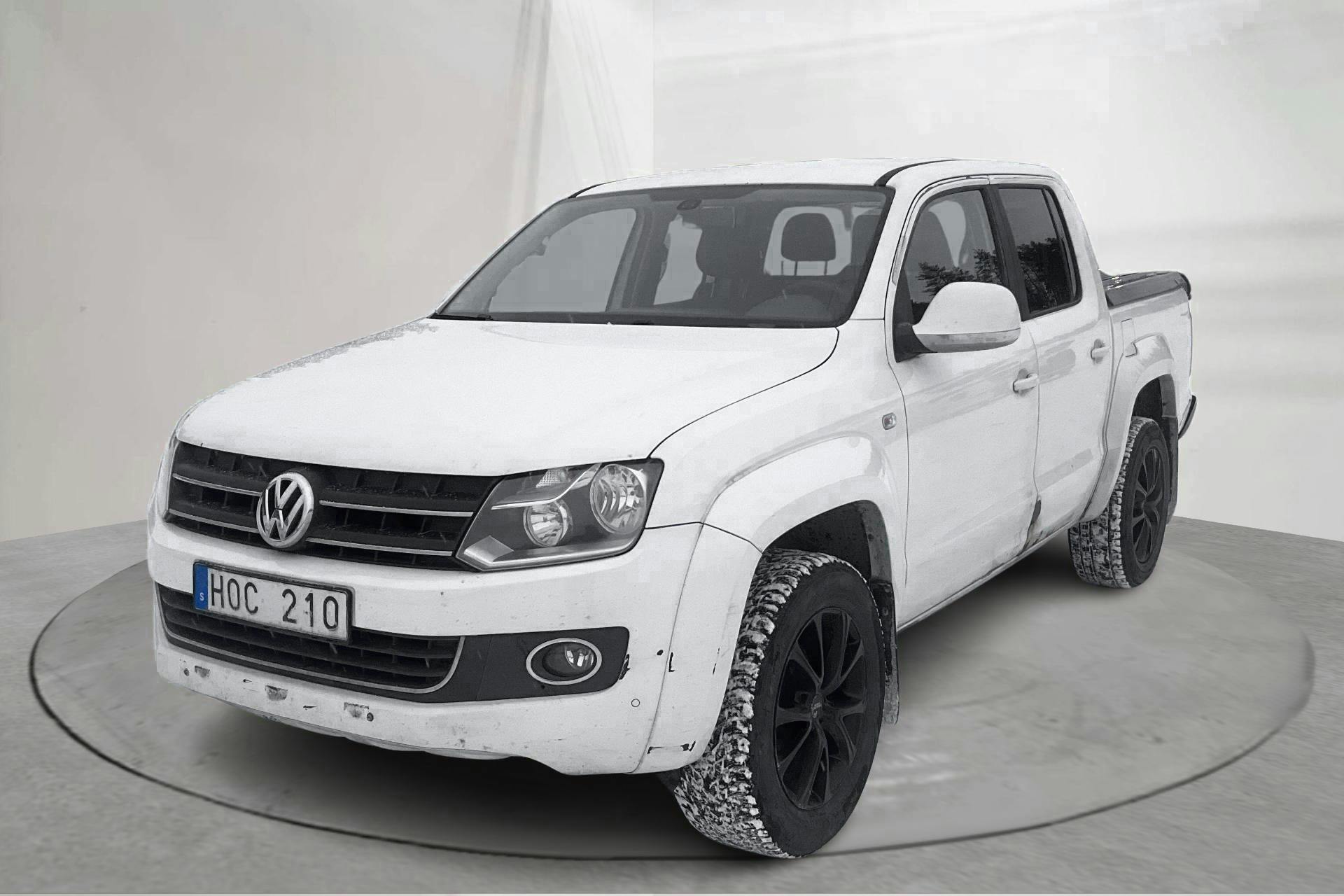Præsentationsfoto 1 af 13: VW Amarok 2.0 TDI 4motion (180hk) - 299 980 kilometer - Salgsautomat - Hvid - 2013