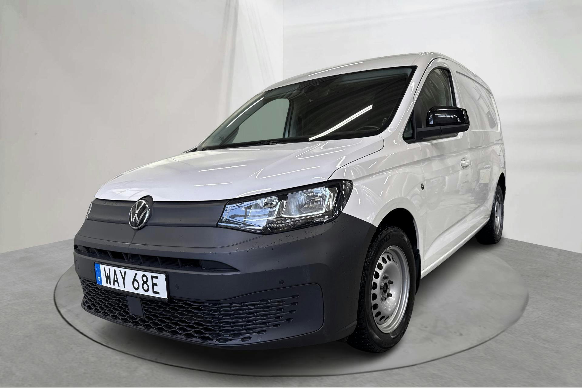 Präsentationsfoto 1 von 16: VW Caddy Cargo Maxi 2.0 TDI (122hk) - 45 540 Kilometer - Verkaufsautomat - Weiß - 2024