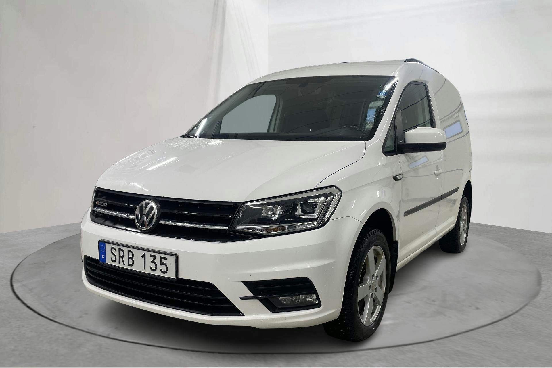 Presentation photo 1 of 14: VW Caddy 2.0 TDI Skåp 4MOTION (150hk) - 160 470 km - Automatic - white - 2017