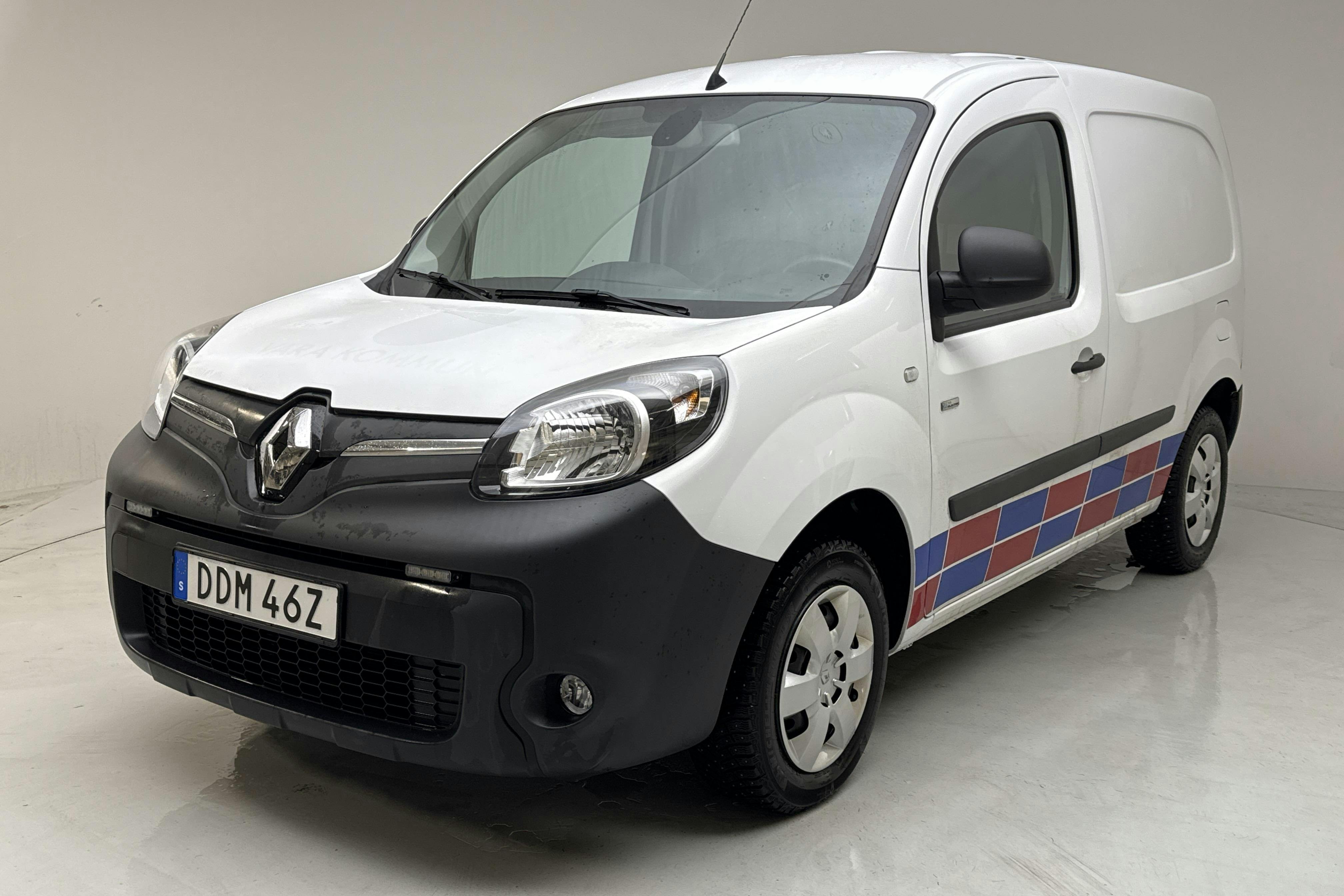 Presentation photo 1 of 14: Renault Kangoo Z.E Power Plus 33kWh Skåp (60hk) - 66 980 km - Automatic - white - 2021