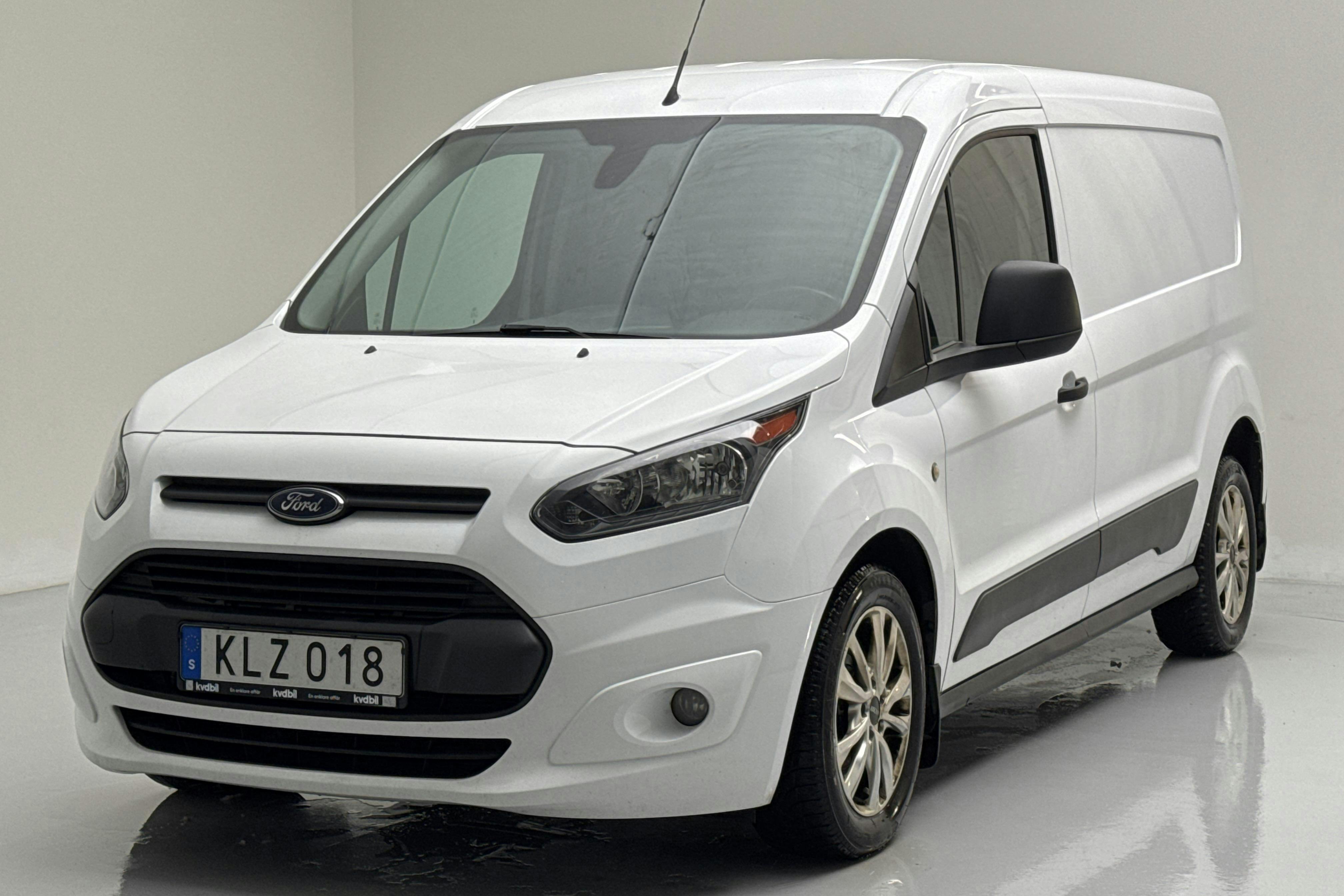 Presentation photo 1 of 12: Ford Transit Connect 1.5 TDCi (100hk) - 213 550 km - Manual - white - 2018