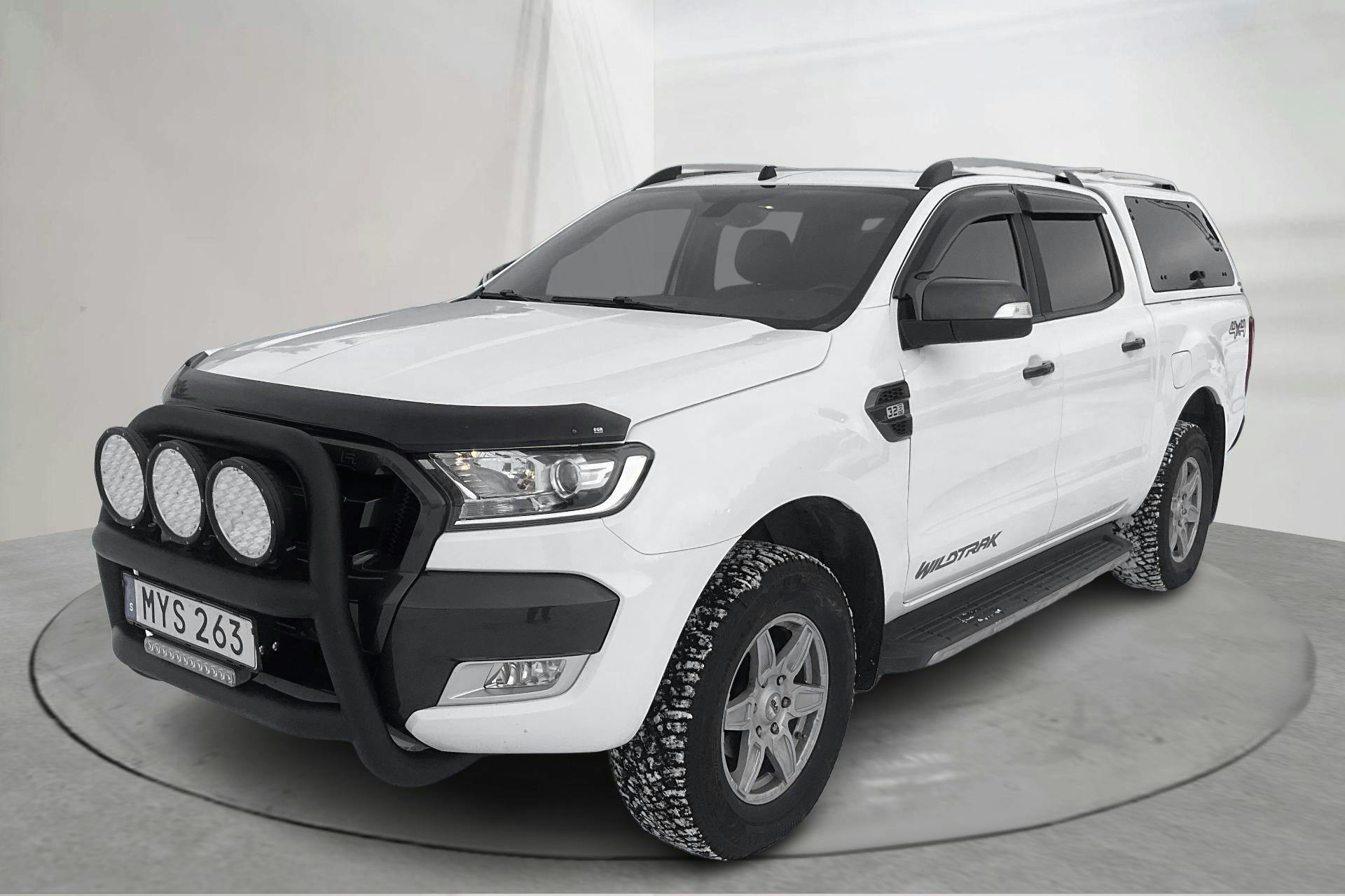Presentation photo 1 of 13: Ford Ranger 3.2 TDCi 4WD (200hk) - 79 360 km - Automatic - white - 2016