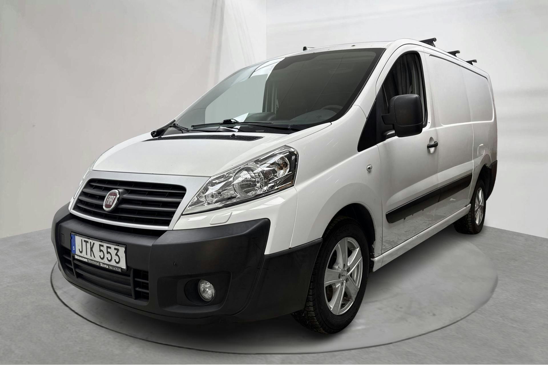 Presentation photo 1 of 14: Fiat Scudo 2.0 MJT (128hk) - 82 320 km - Manual - white - 2015