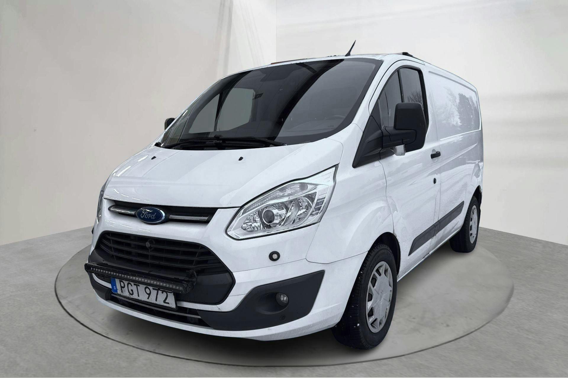 Presentationsfoto 1 av 14: Ford Transit Custom 270 (130hk) - 25 266 mil - Automat - vit - 2017