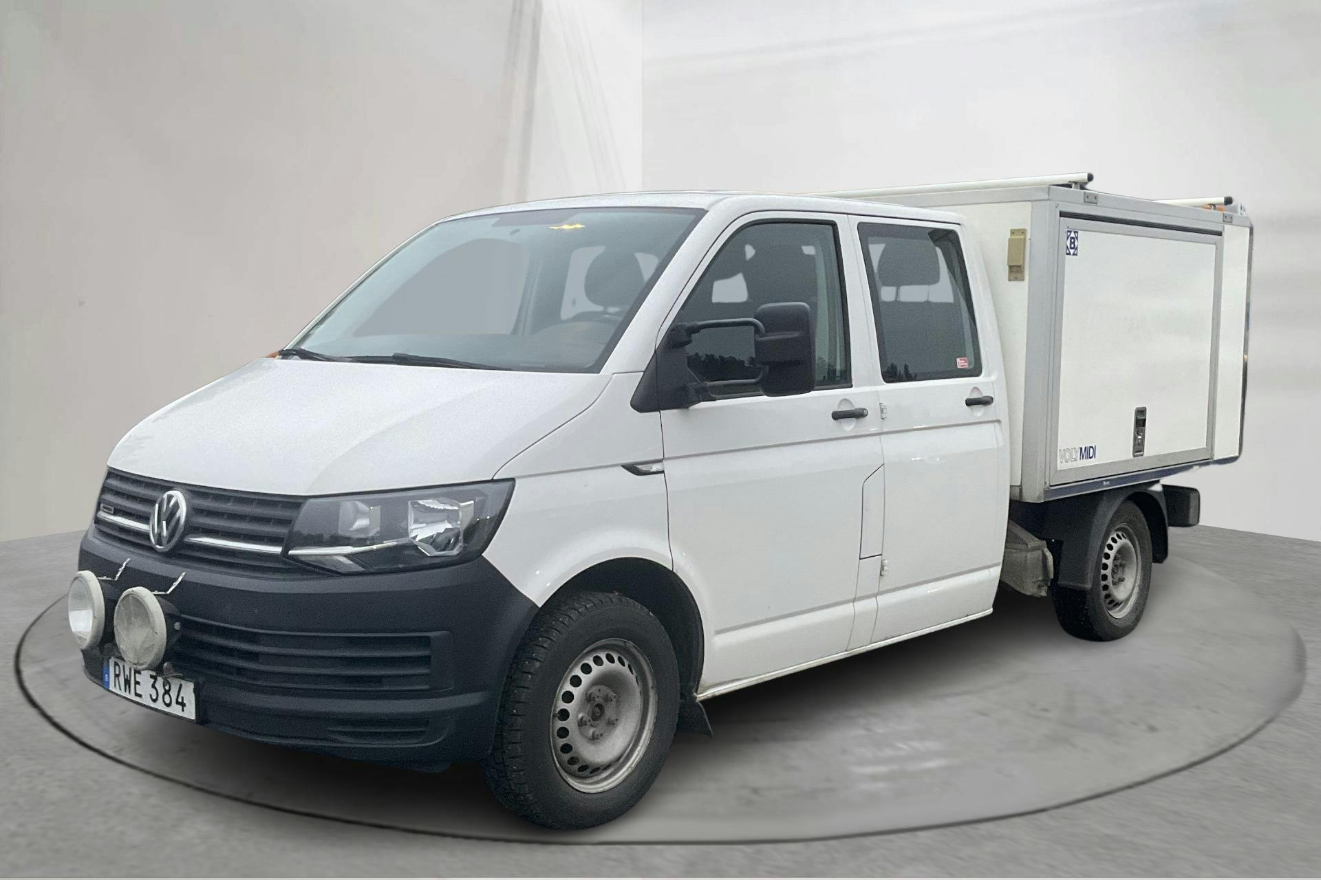 Presentation photo 1 of 13: VW Transporter T6 2.0 TDI BMT 4MOTION (150hk) - 79 560 km - Manual - white - 2018