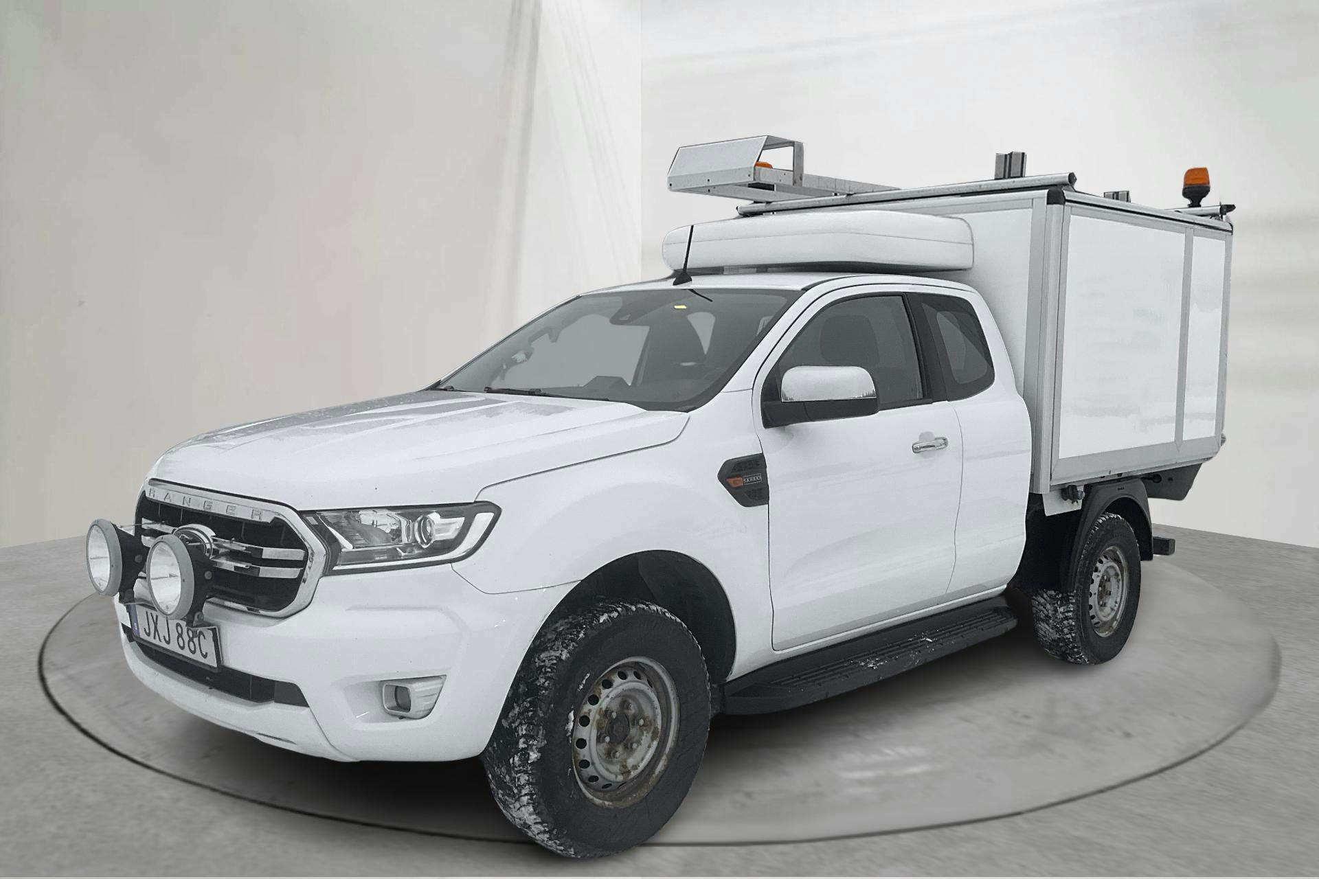 Presentation photo 1 of 12: Ford Ranger 2.0 TDCi 4WD (170hk) - 150 570 km - Manual - white - 2019