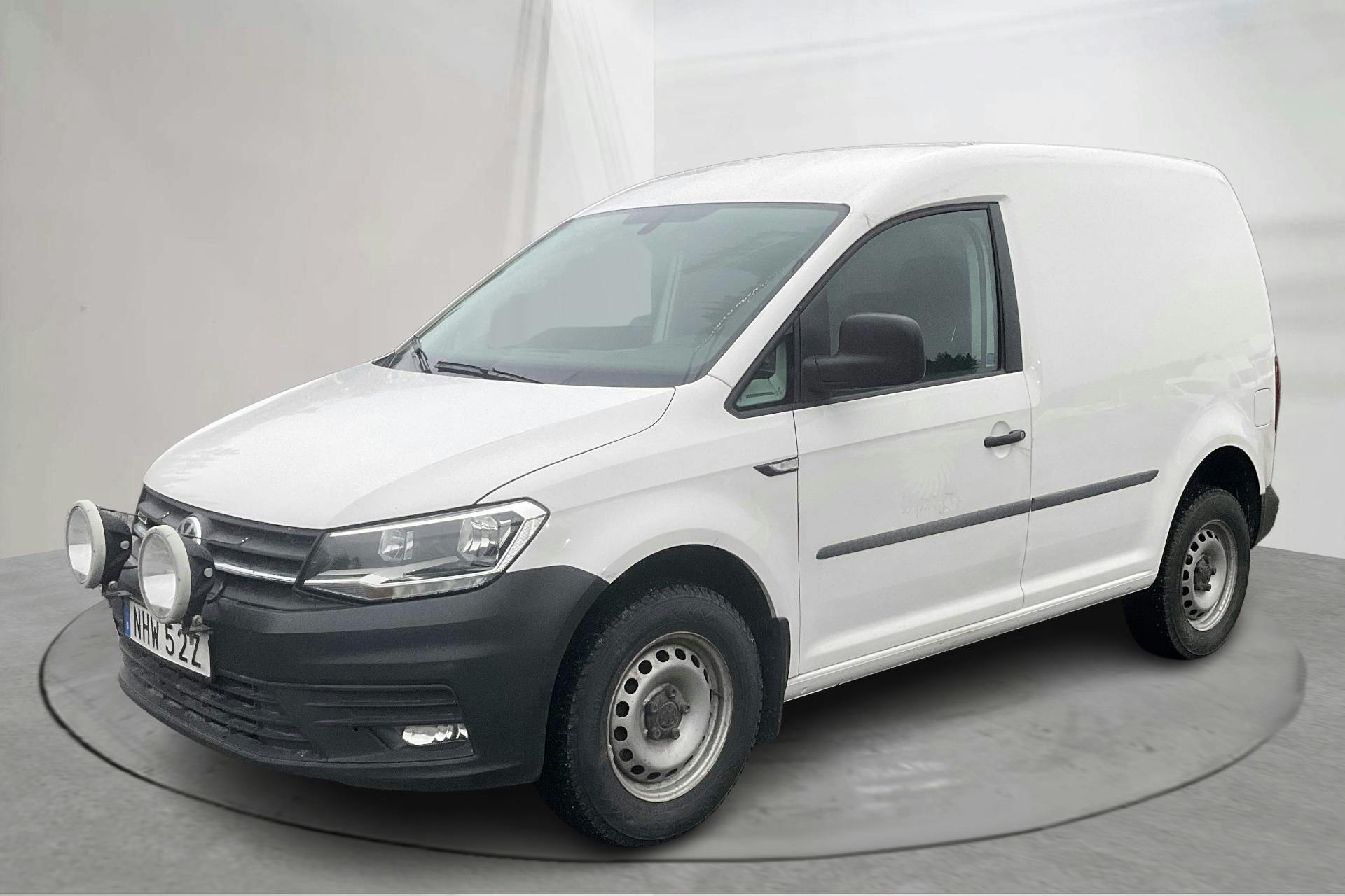 Presentation photo 1 of 14: VW Caddy 2.0 TDI Skåp 4MOTION (122hk) - 64 110 km - Manual - white - 2020