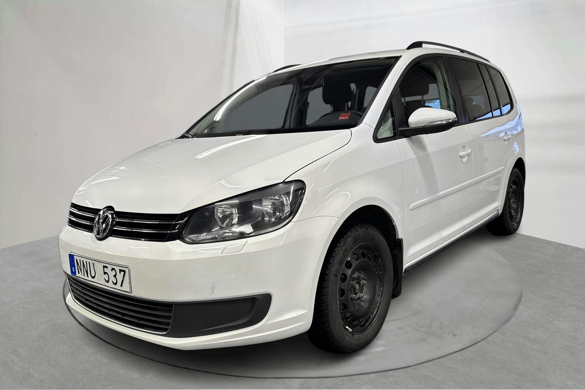 Presentation photo 1 of 17: VW Touran 1.4 TGI EcoFuel (150hk) - 116 630 km - Manual - white - 2014