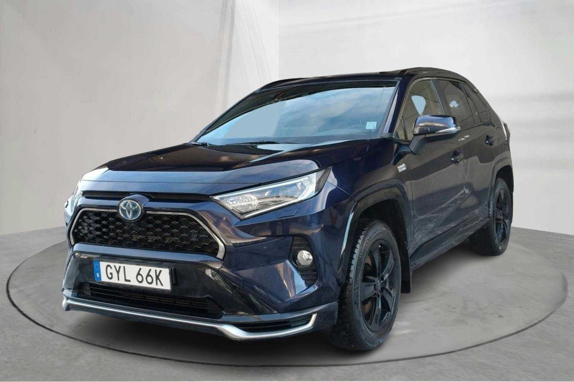 Presentationsfoto 1 av 14: Toyota RAV4 2.5 Plug-in Hybrid AWDi (306hk) - 13 814 mil - Automat - Dark Blue - 2021