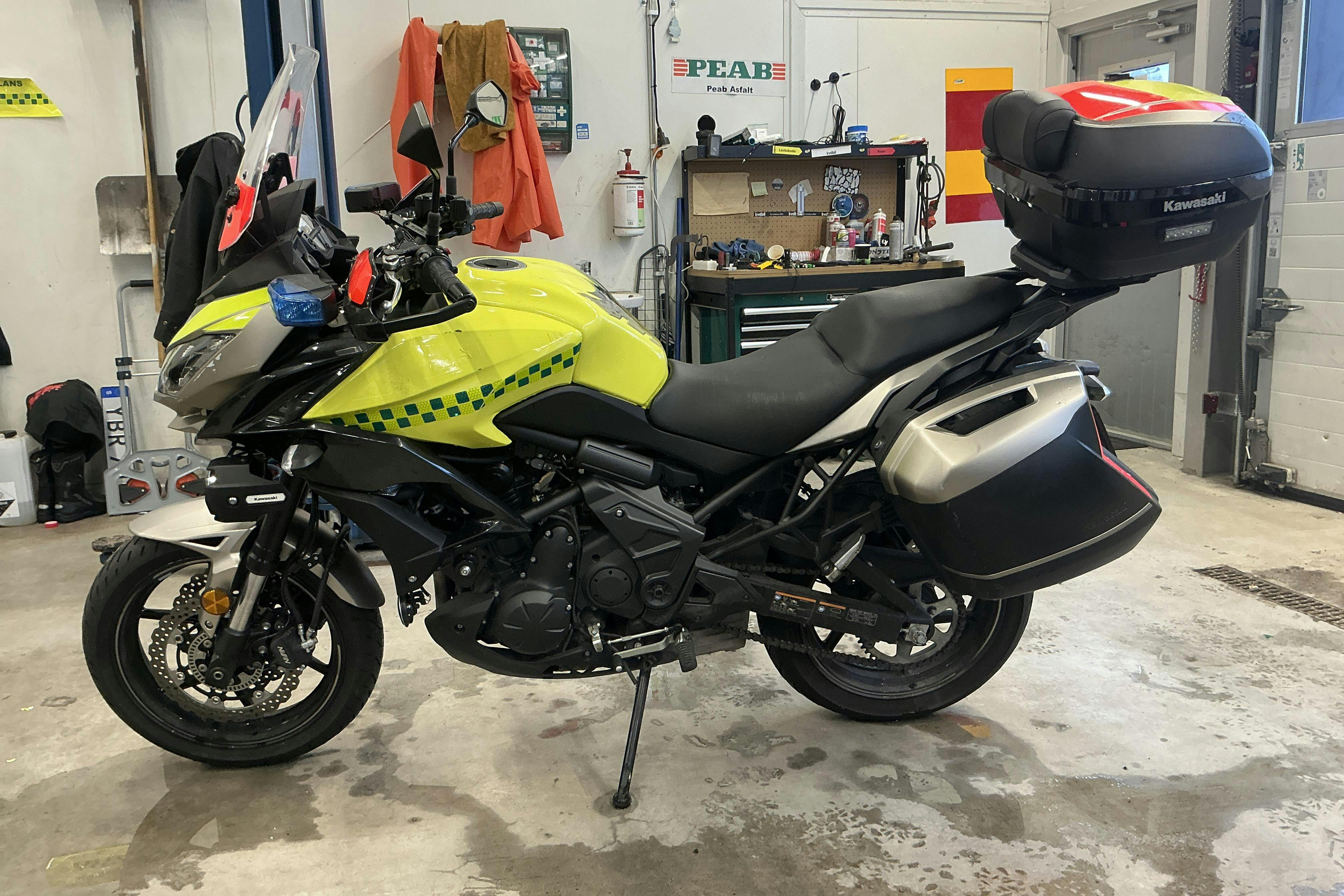 Presentation photo 2 of 15: KAWASAKI VERSYS 650 ABS Motorcykel - 8 220 km - Manual - 2016