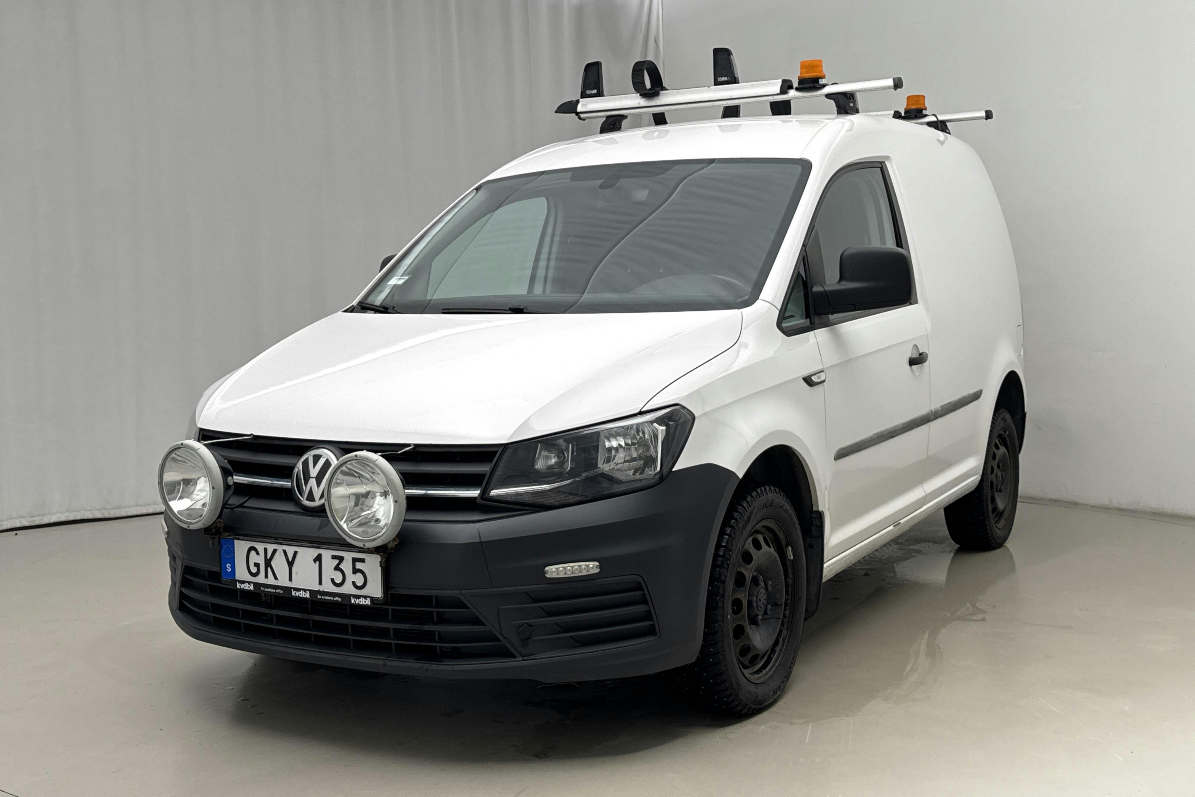 Zdjęcie prezentacyjne 1 z 18: VW Caddy 2.0 TDI Skåp 4MOTION (122hk) - 147 740 km - Manualna - biały - 2018