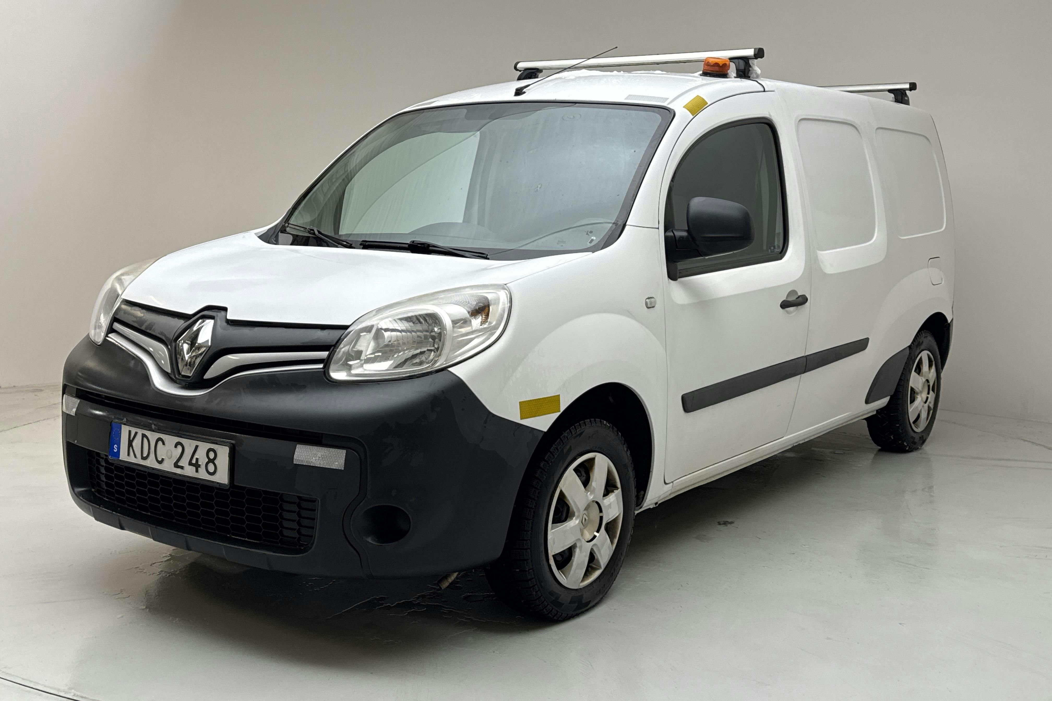Presentation photo 1 of 14: Renault Kangoo 1.5 dCi Maxi Skåp (110hk) - 108 870 km - Manual - white - 2016