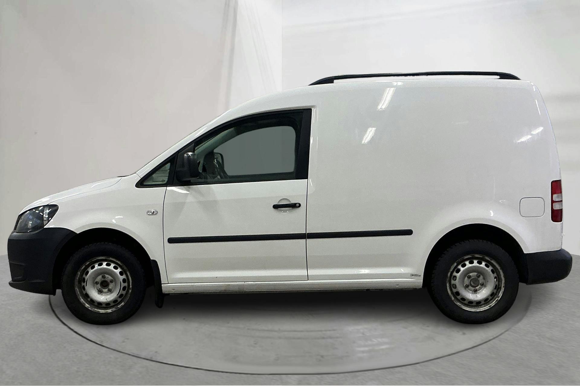 Presentationsfoto 2 av 14: VW Caddy 1.6 TDI Skåp (102hk) - 22 323 mil - Automat - vit - 2014