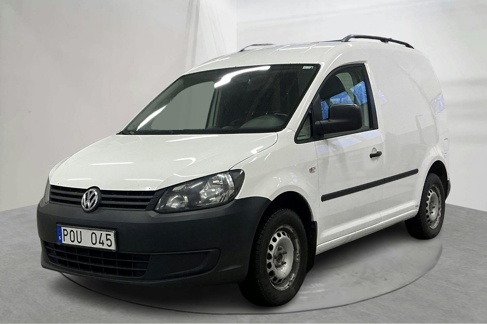 Presentationsfoto 1 av 14: VW Caddy 1.6 TDI Skåp (102hk) - 22 323 mil - Automat - vit - 2014