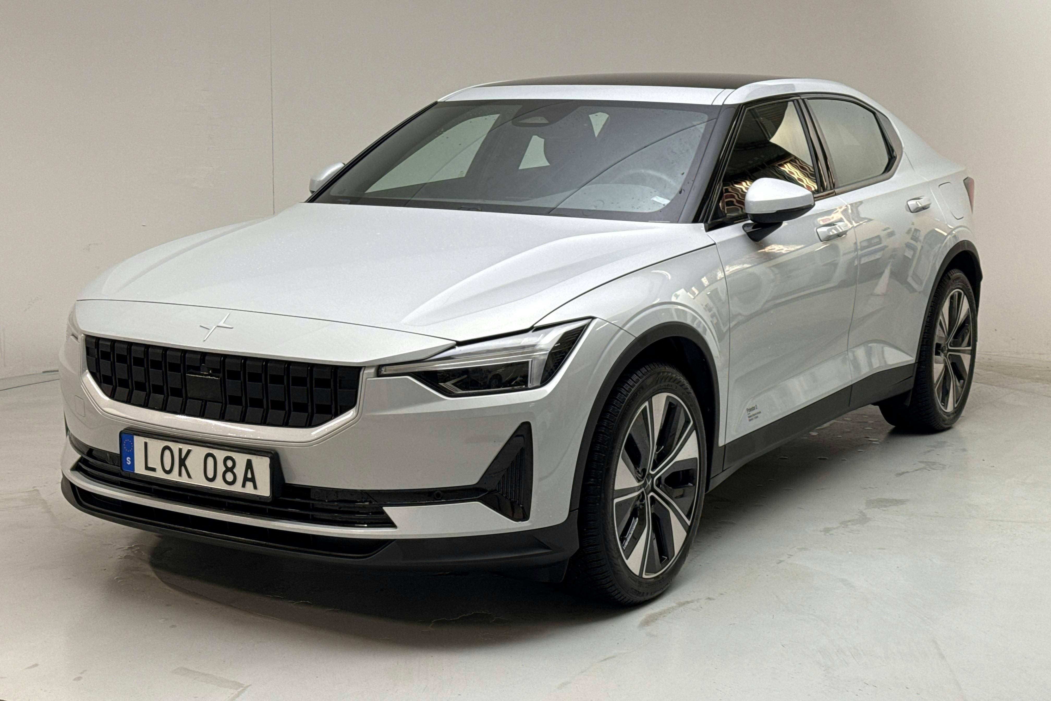 Zdjęcie prezentacyjne 1 z 18: Polestar 2 Standard range Single motor (231hk) - 37 820 km - Automatyczna - srebro - 2023