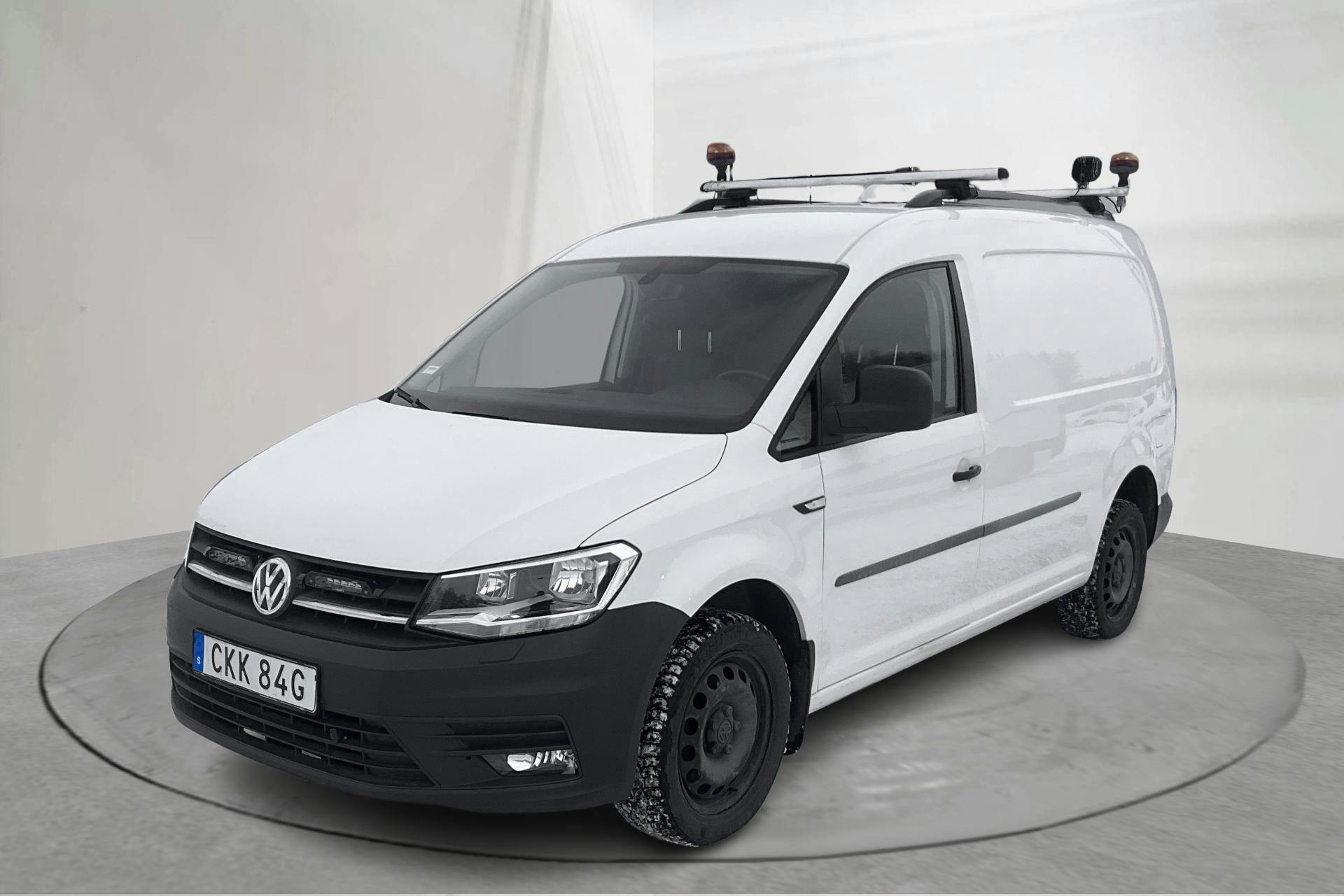 Zdjęcie prezentacyjne 1 z 13: VW Caddy 2.0 TDI Maxi Skåp 4MOTION (122hk) - 63 020 km - Manualna - biały - 2020