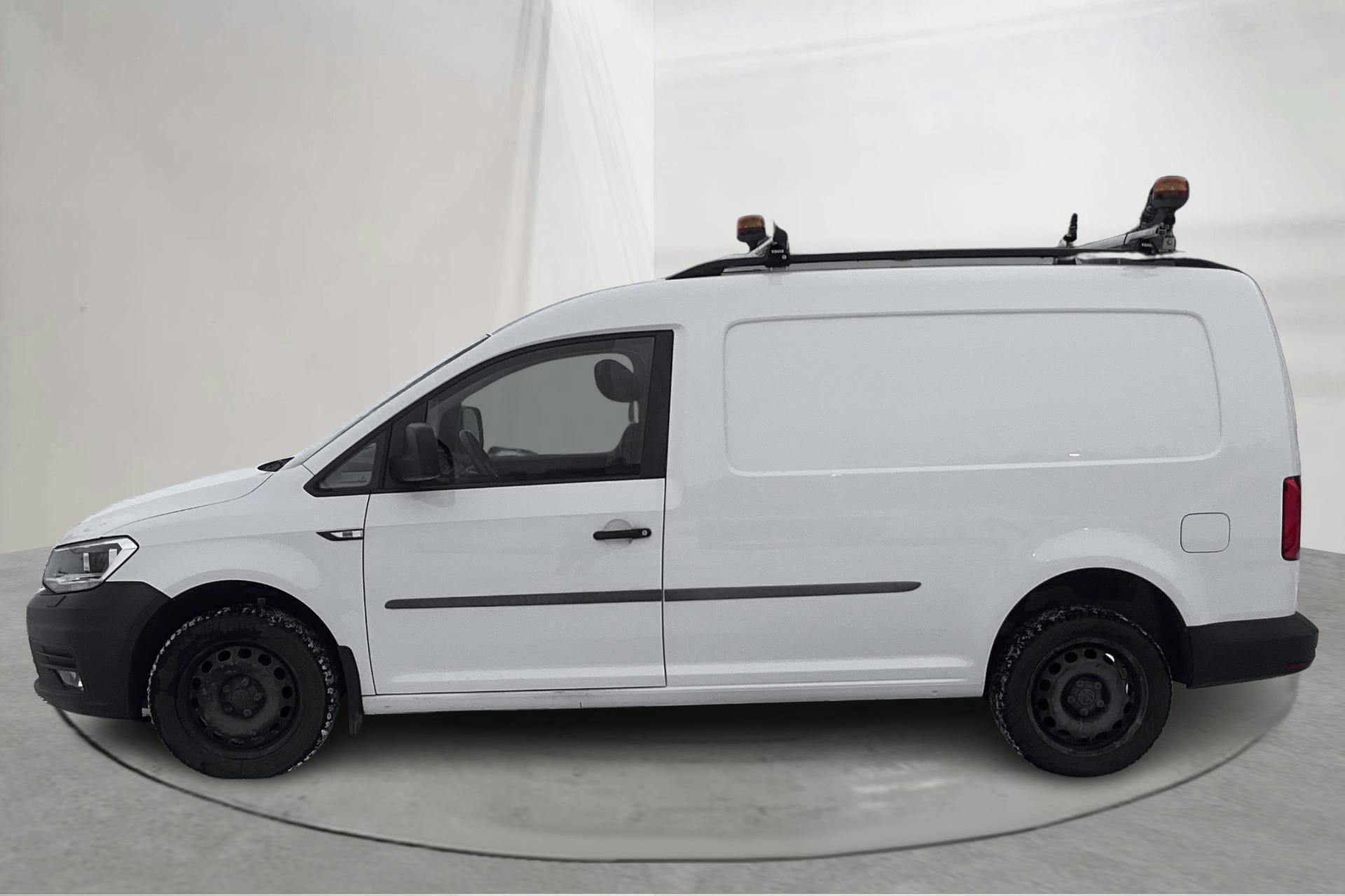 Zdjęcie prezentacyjne 2 z 13: VW Caddy 2.0 TDI Maxi Skåp 4MOTION (122hk) - 63 020 km - Manualna - biały - 2020