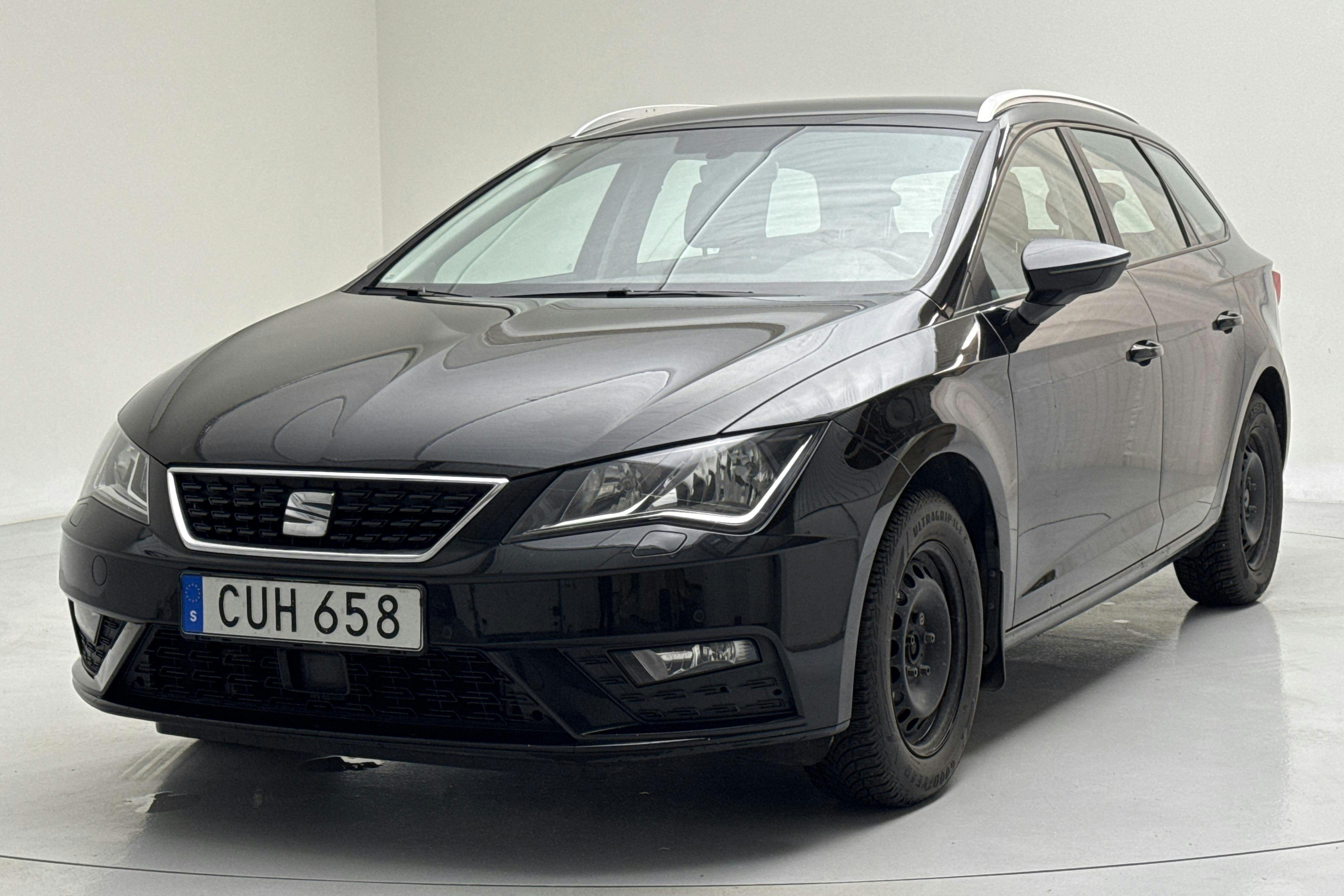 Presentationsfoto 1 av 12: Seat Leon 1.2 TSI ST (110hk) - 8 828 mil - Manuell - svart - 2018
