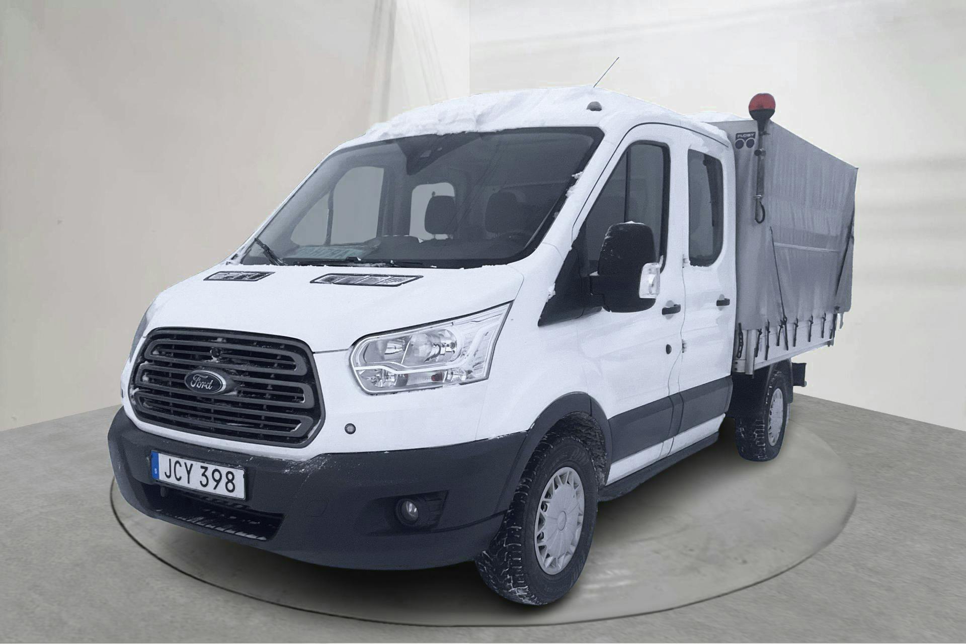 Zdjęcie prezentacyjne 1 z 15: Ford Transit Chassi 350 2.2 TDCi 2WD (155hk) - 133 760 km - Manualna - biały - 2015