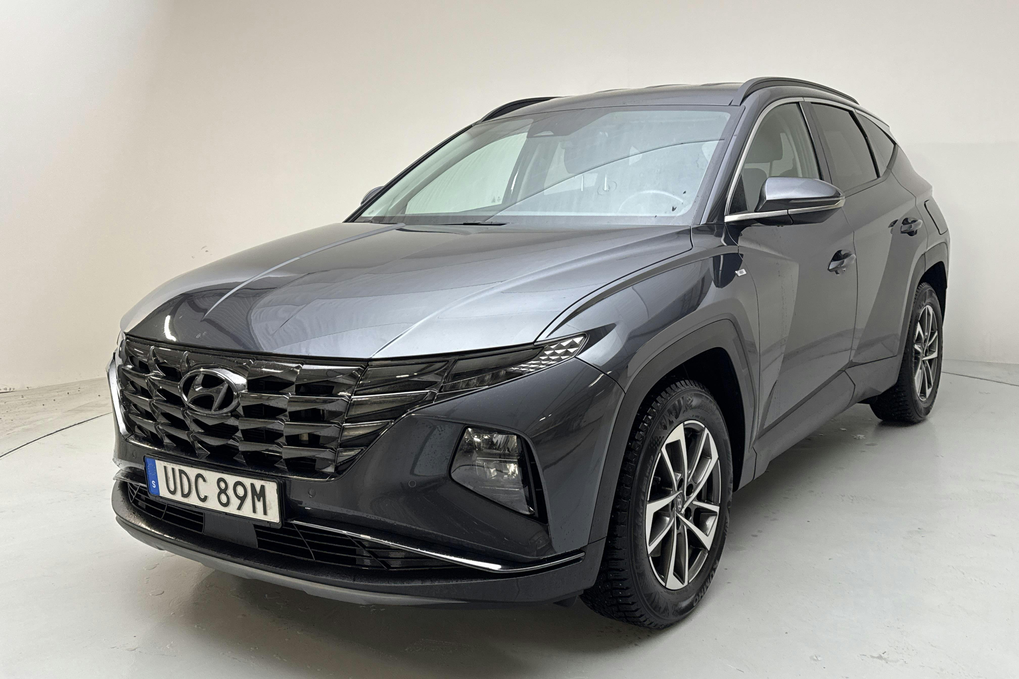 Presentationsfoto 1 av 15: Hyundai Tucson 1.6 T-GDi (150hk) - 7 187 mil - Automat - grå - 2023